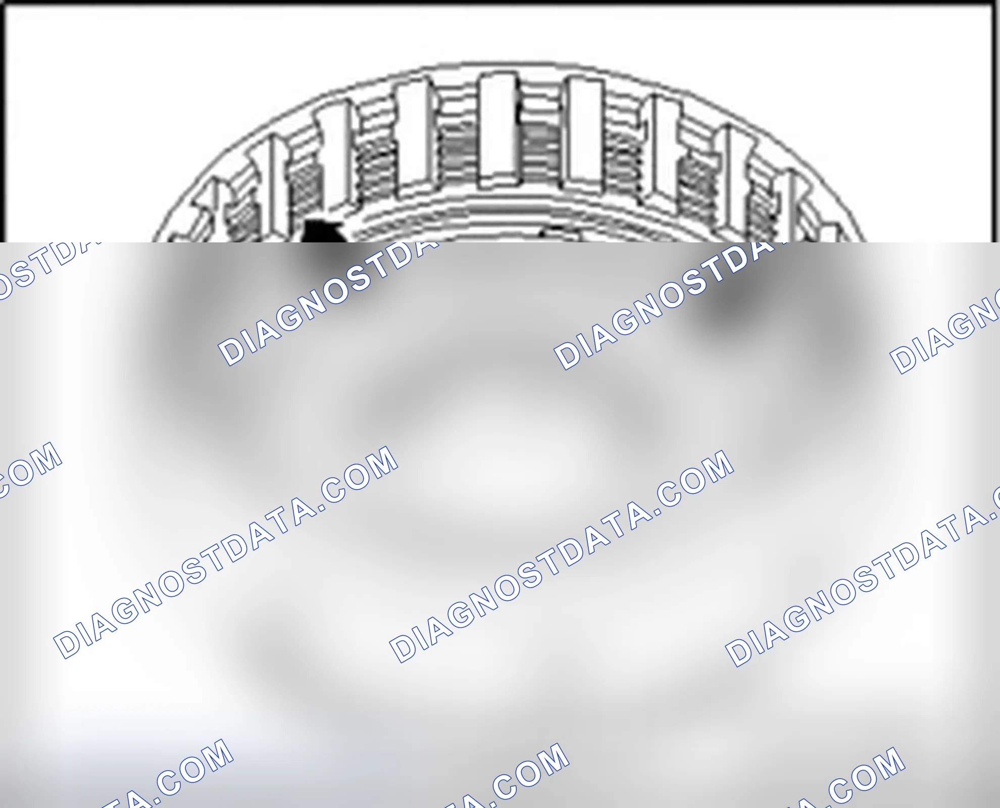Scheme 1216: Check cylinder "F" inner circumference for scoring from lining discs