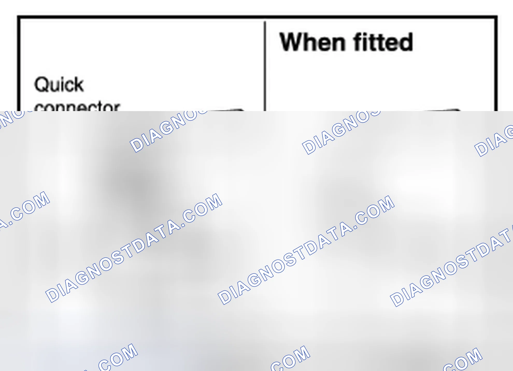 Scheme 605: CONNECTING QUICK CONNECTOR ON THE FUEL HOSE (ENGINE SIDE)