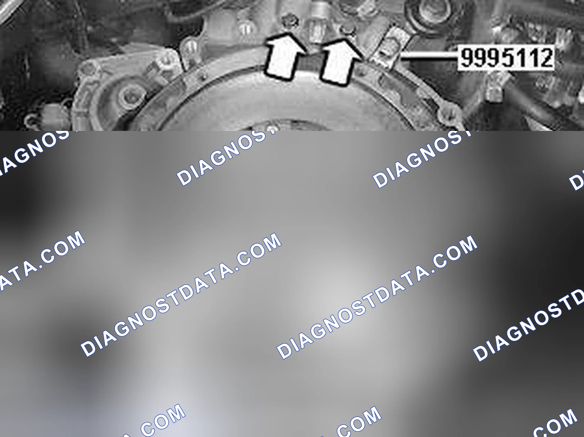 Scheme 118: Removing the flywheel and carrier plate