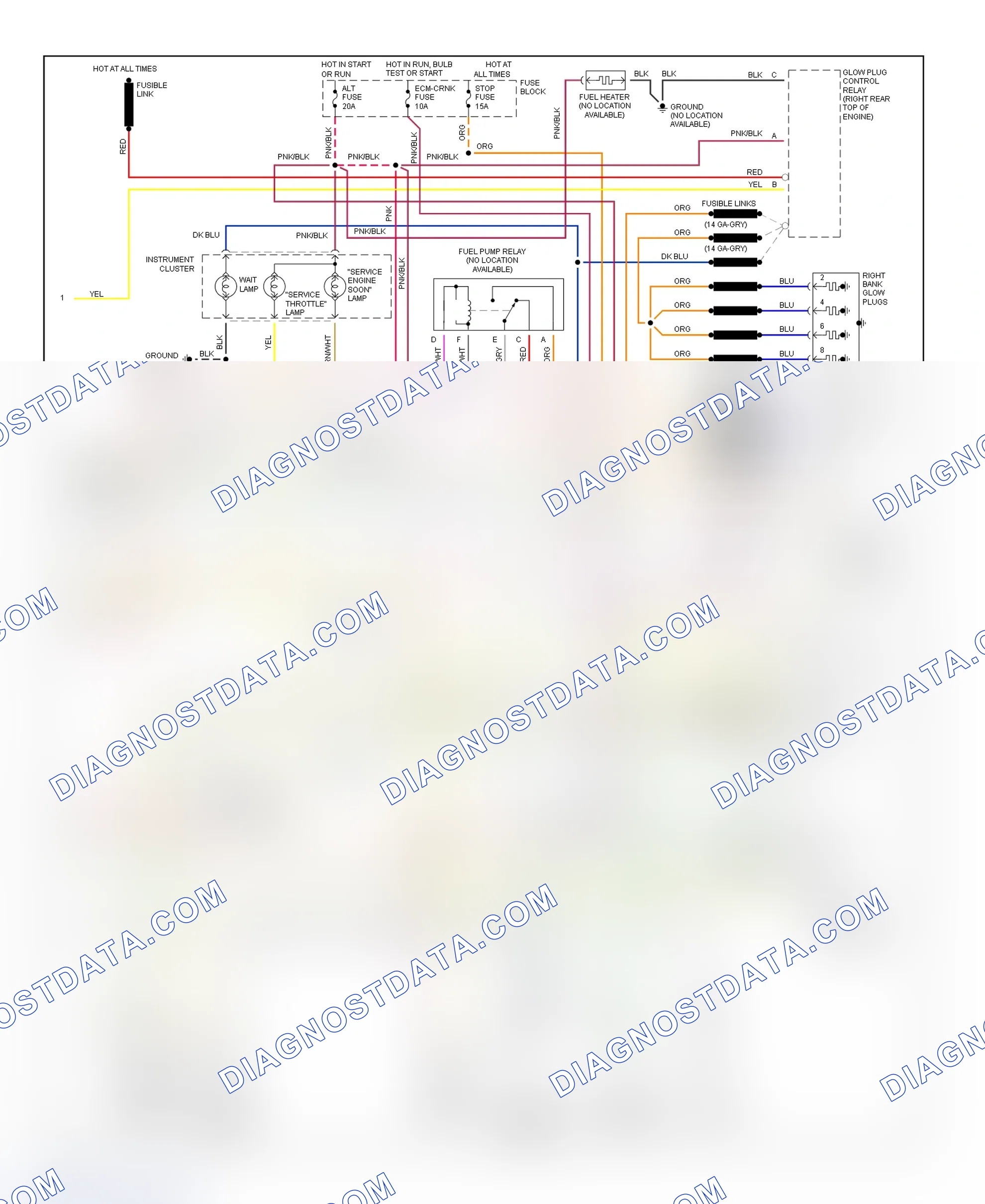 Scheme 236: Wiring Diagram ("P" Series - 6.5L VIN F - 2 Of 2)