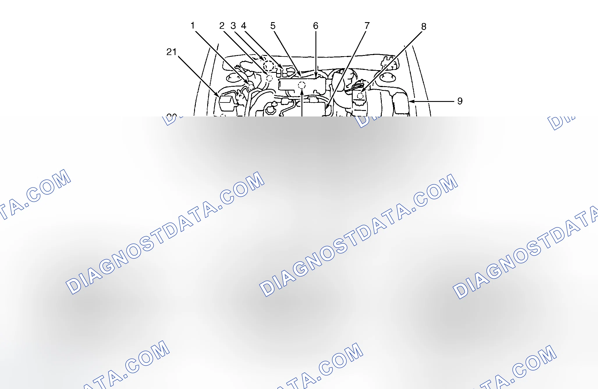 Scheme 2: Engine Compartment (1.8L)
