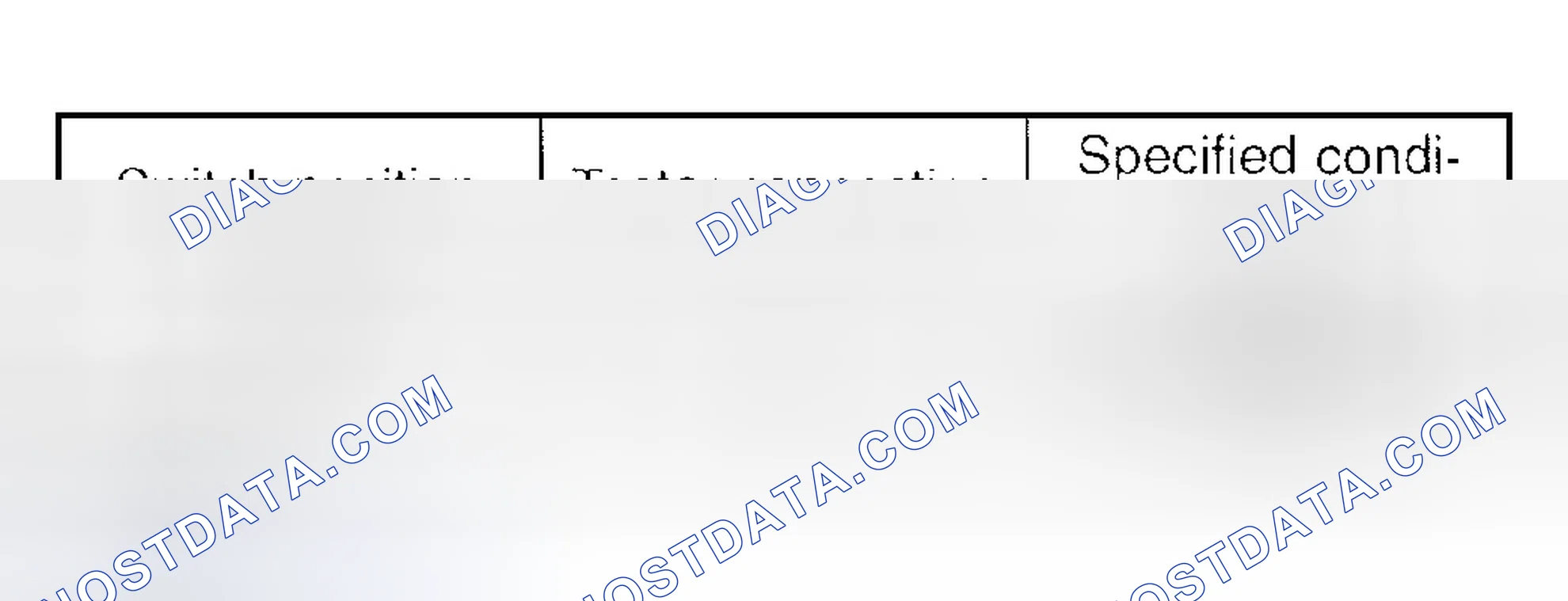 Scheme 75: Front Fog Light Switch Continuity Chart