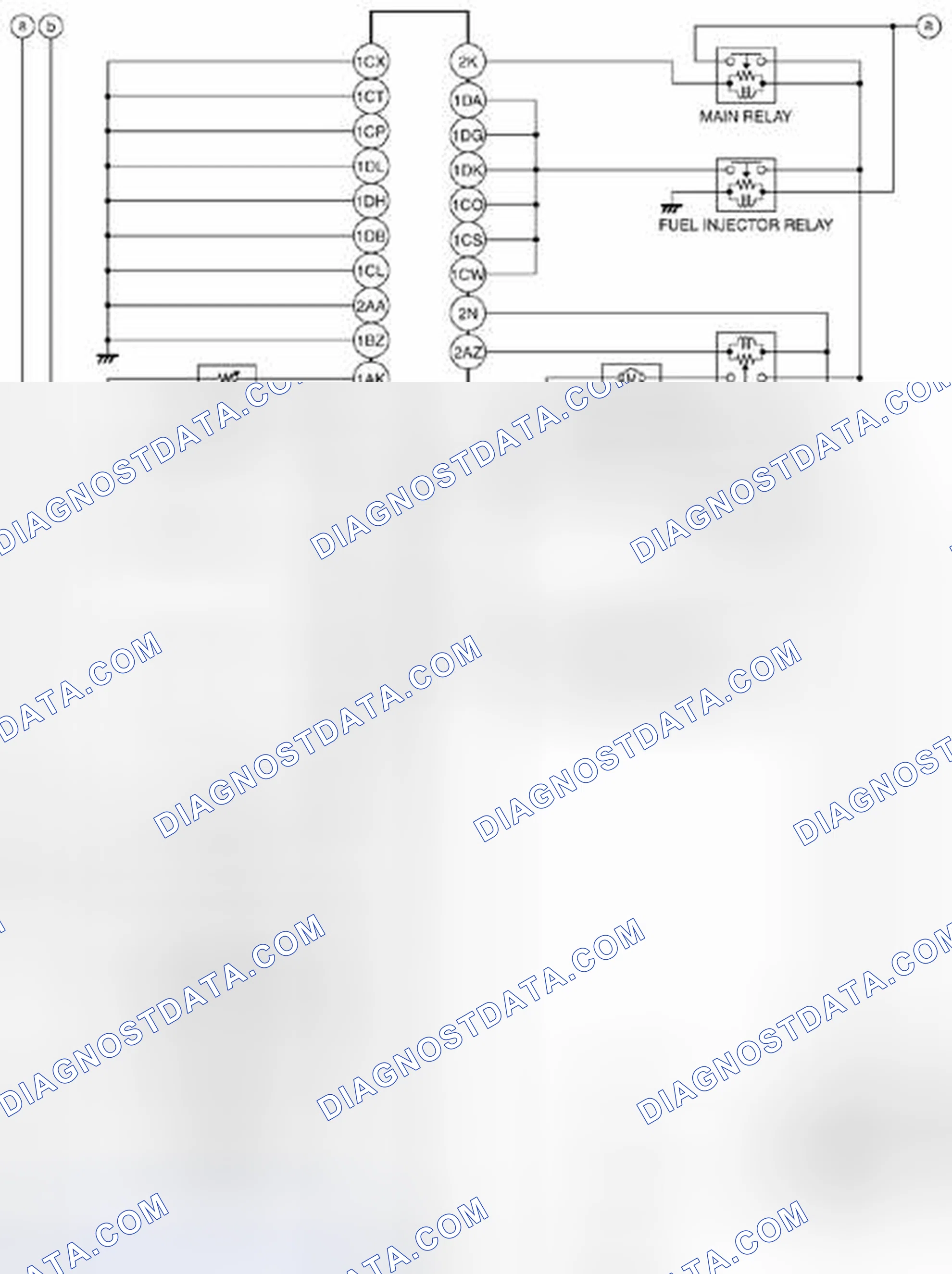 Scheme 261: Symptom Troubleshooting Wiring Diagram (SKYACTIV-G 2.0) (1 Of 3)
