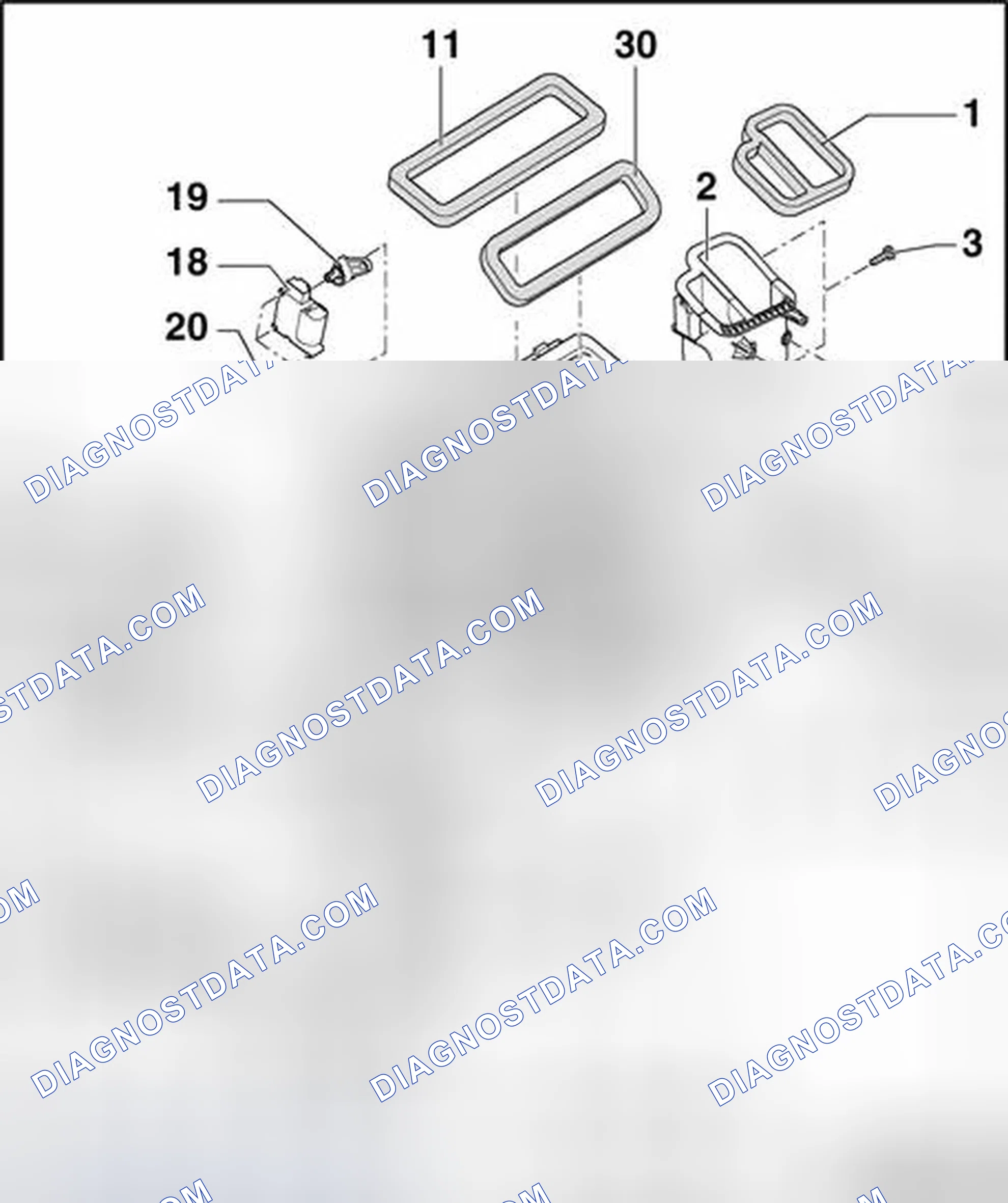 Scheme 11: Air distributor housing, disassembly and reassembly