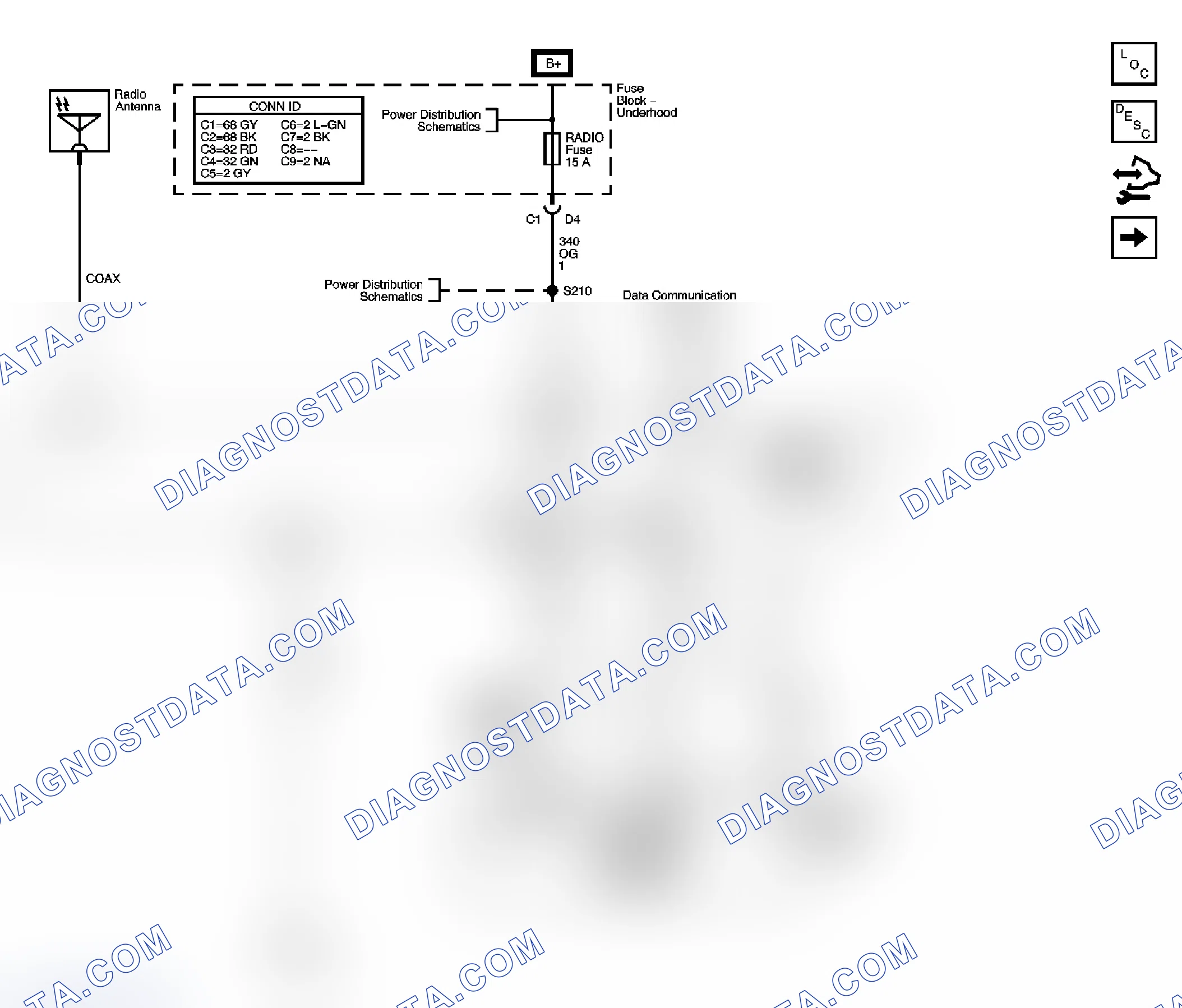 Scheme 4: Radio/Navigation System Schematics (Luxury)