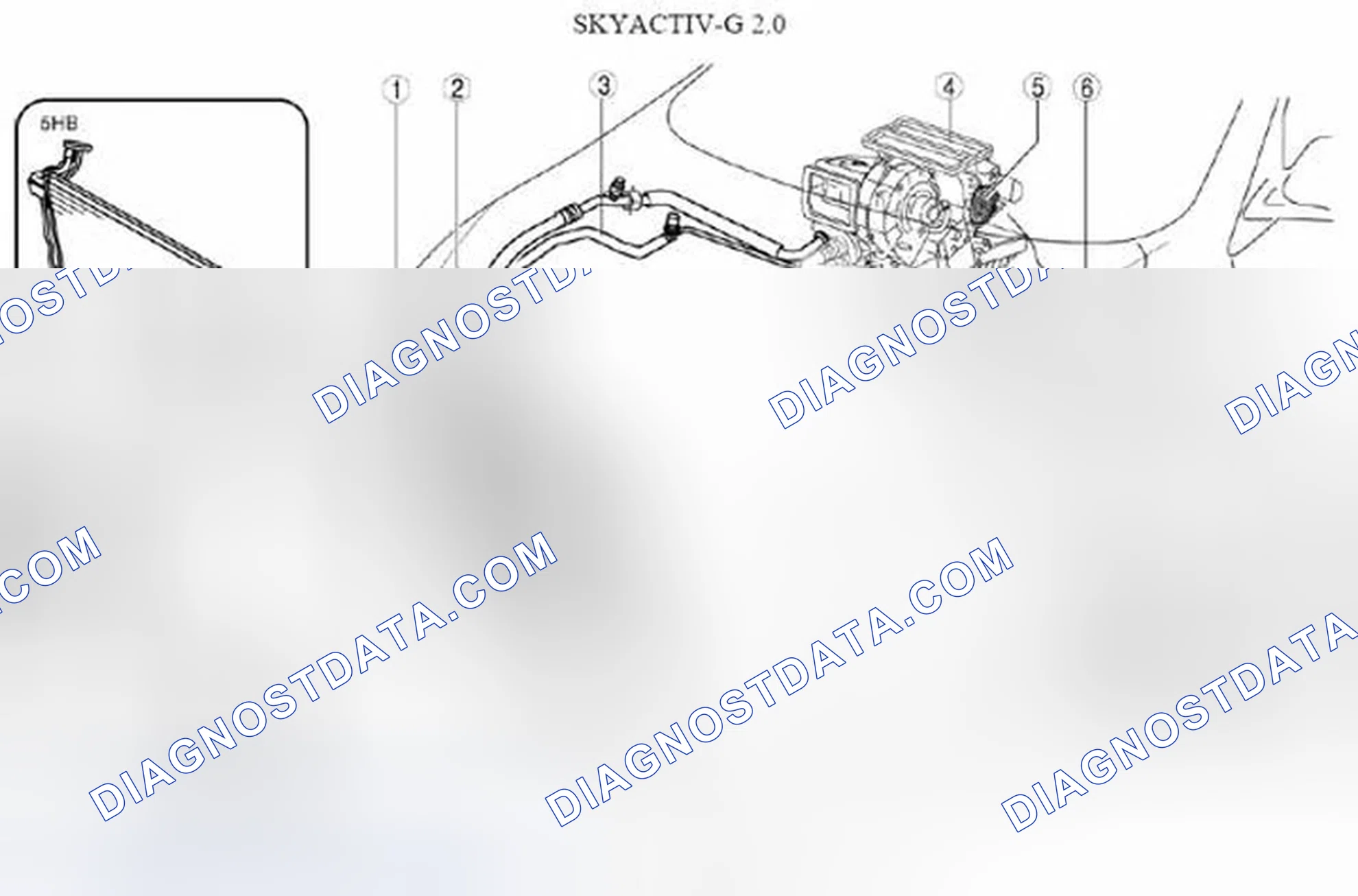 Scheme 64: Identifying HVAC Basic System Components Location - SKYACTIV-G 2.0