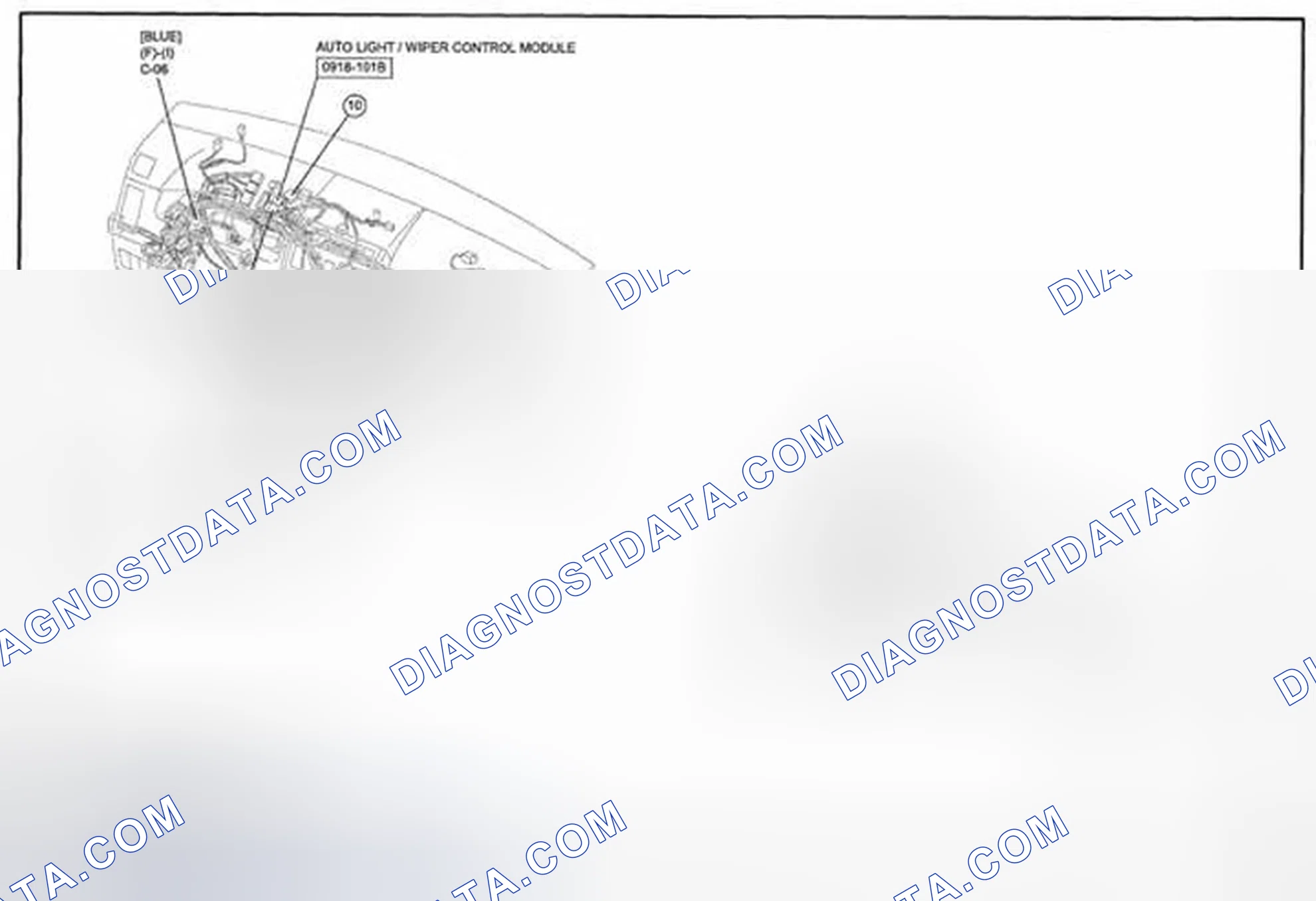 Scheme 245: Headlight Wiring Diagram - 0918-2e (2 Of 2)
