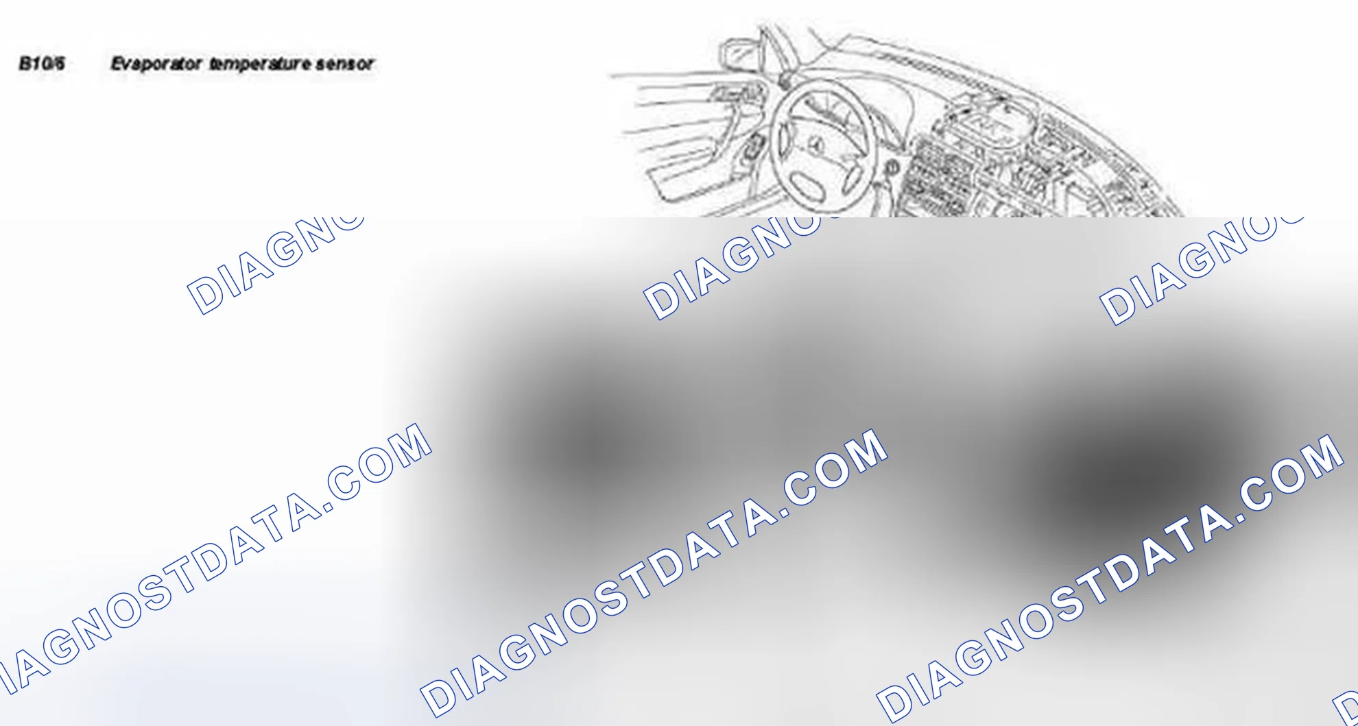 Scheme 37: Locating Evaporator Temperature Sensor - Model 203