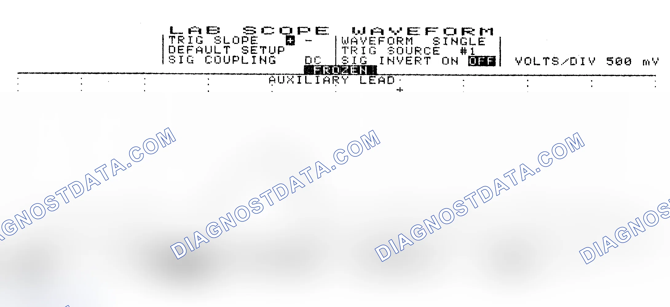 Scheme 10: Single Injector w/Excessive Current Flow - Current Pattern