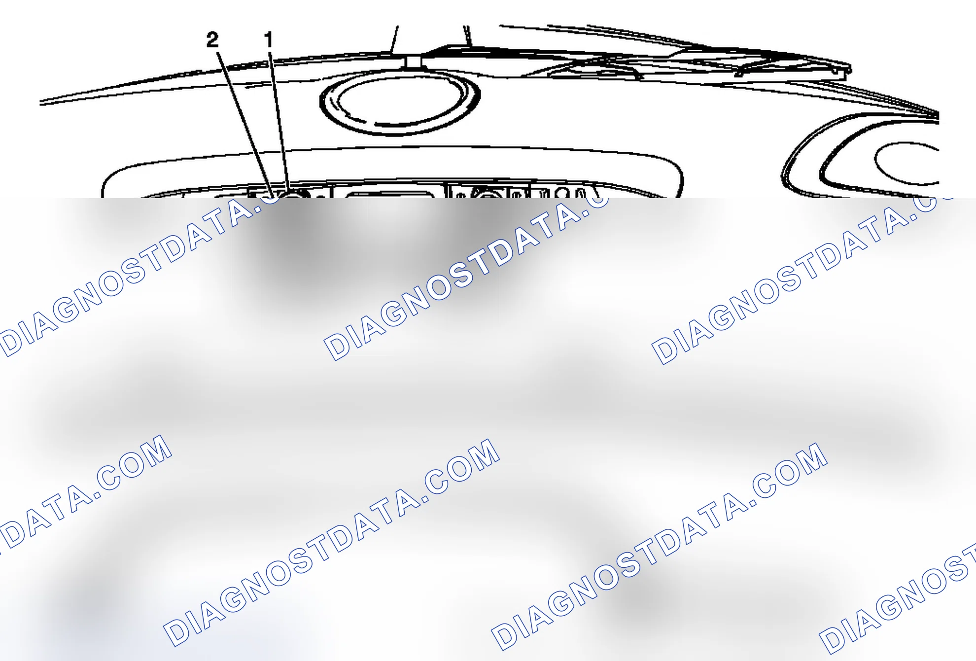 Scheme 68: Rear License Plate Lamp Bulb Replacement (Enclave)