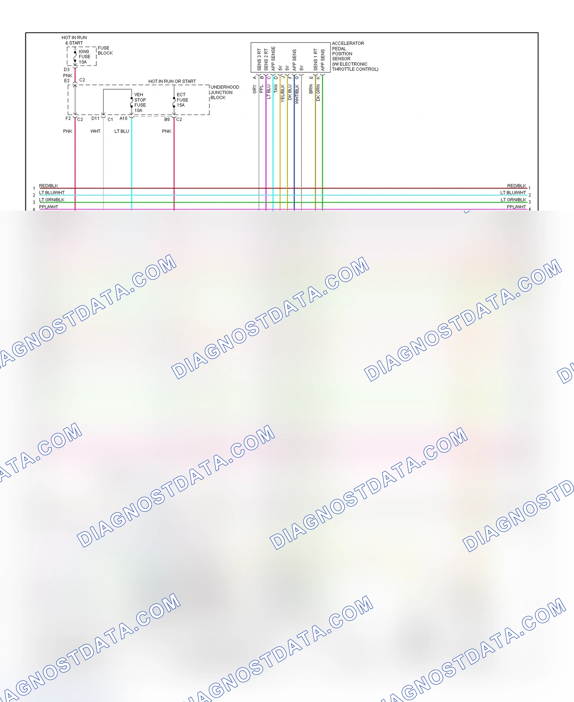 Scheme 176: PCM Wiring Diagram (Sierra, Silverado, Suburban, Tahoe, Yukon & Yukon XL - 4.8L & 5.3L - Except Canadian Built - 4 Of 5)