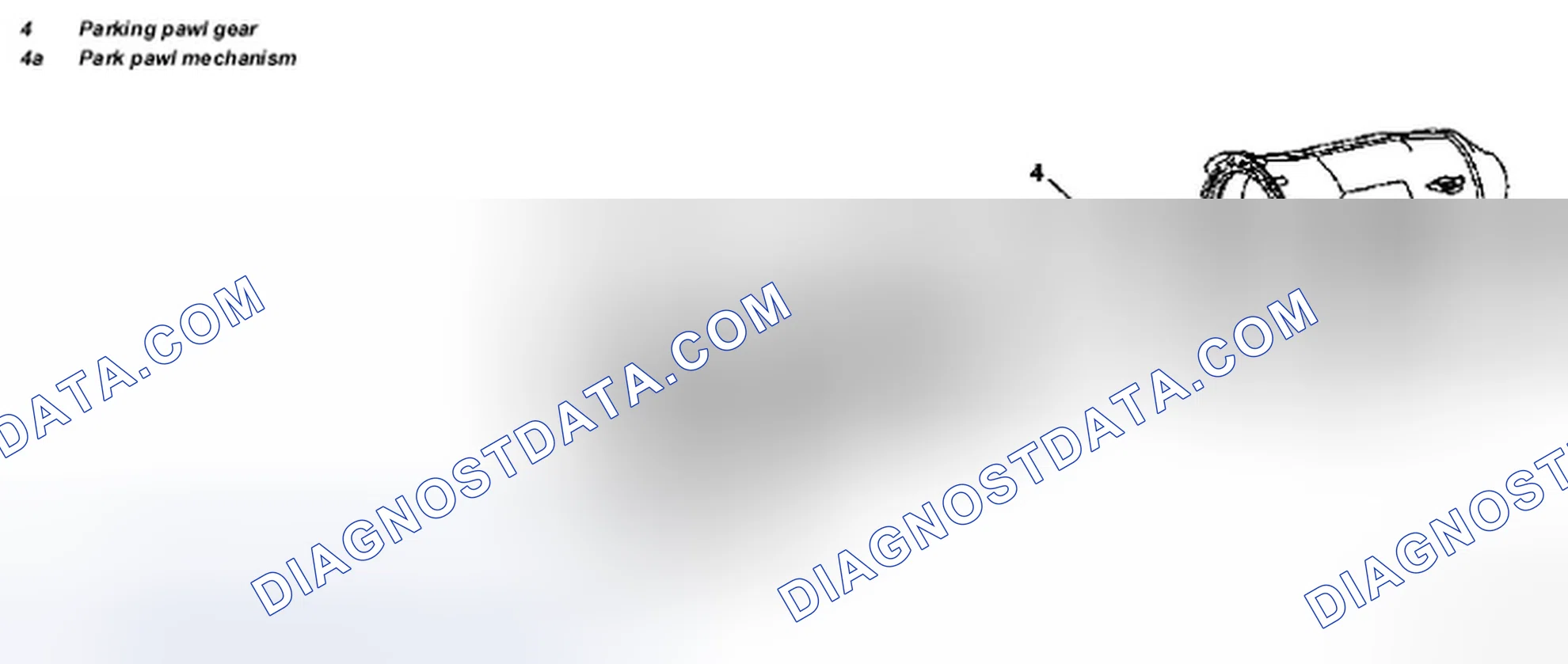 Scheme 285: Park pawl, location/task/design/function - GF27.10-P-5100GA