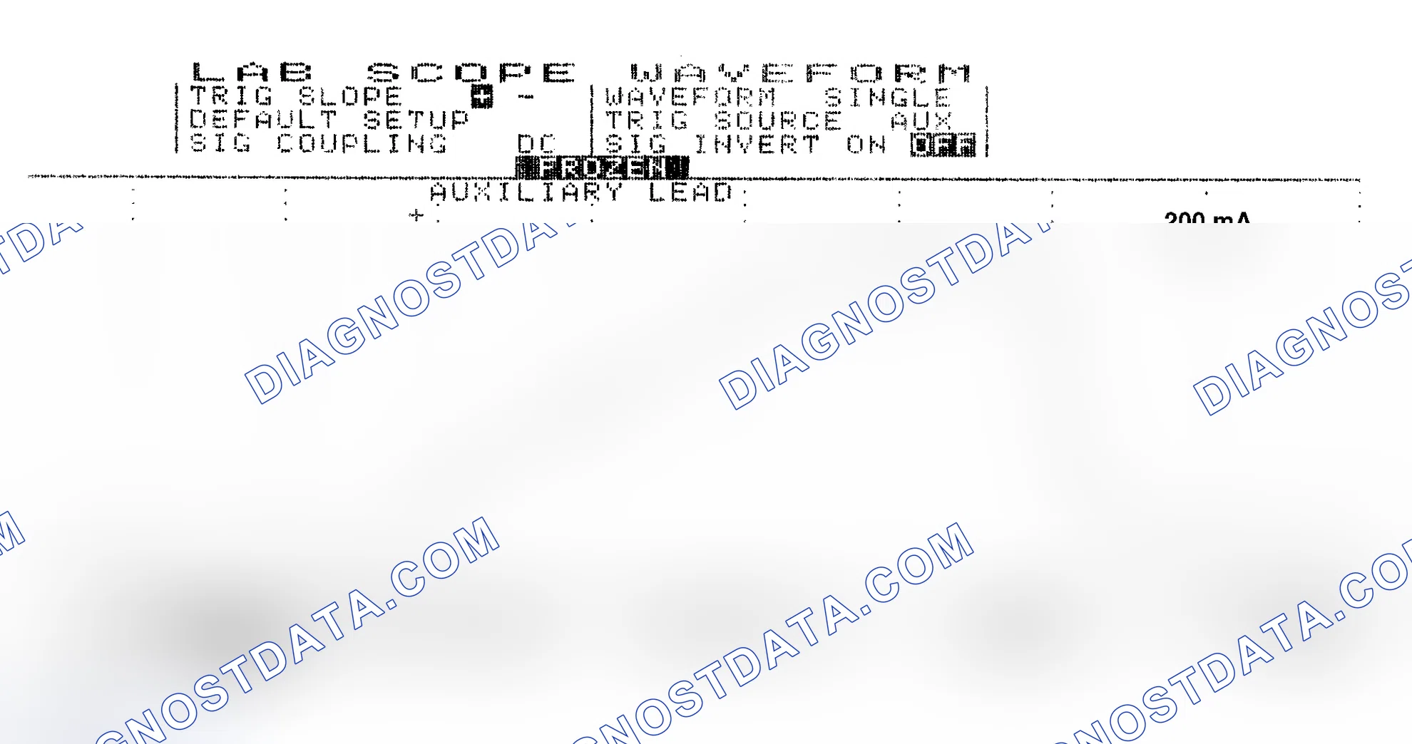 Scheme 13: Single Injector w/Normal Current Flow - Current Pattern