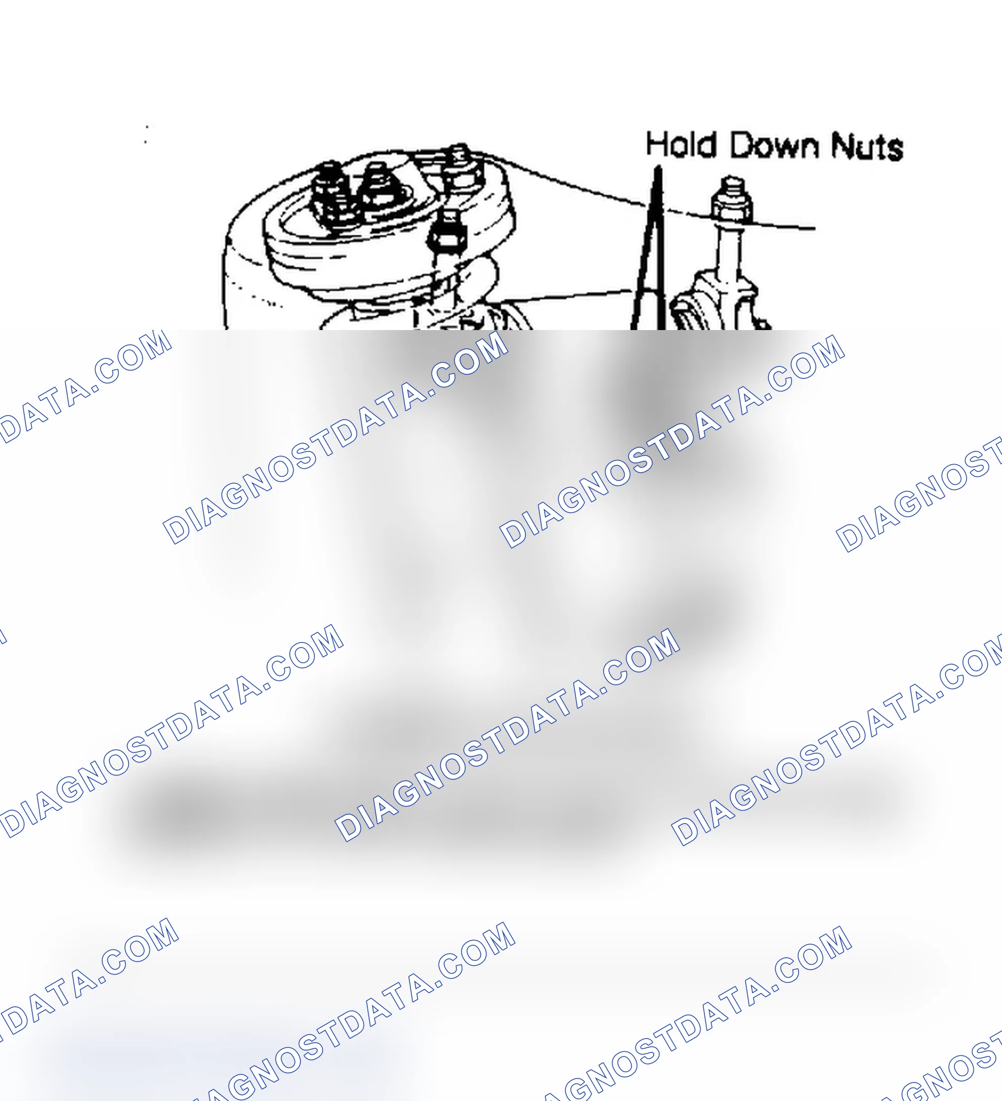 Scheme 3: Camber adjustment. Loosen hold down nuts on the control arm and position in or out to set camber.