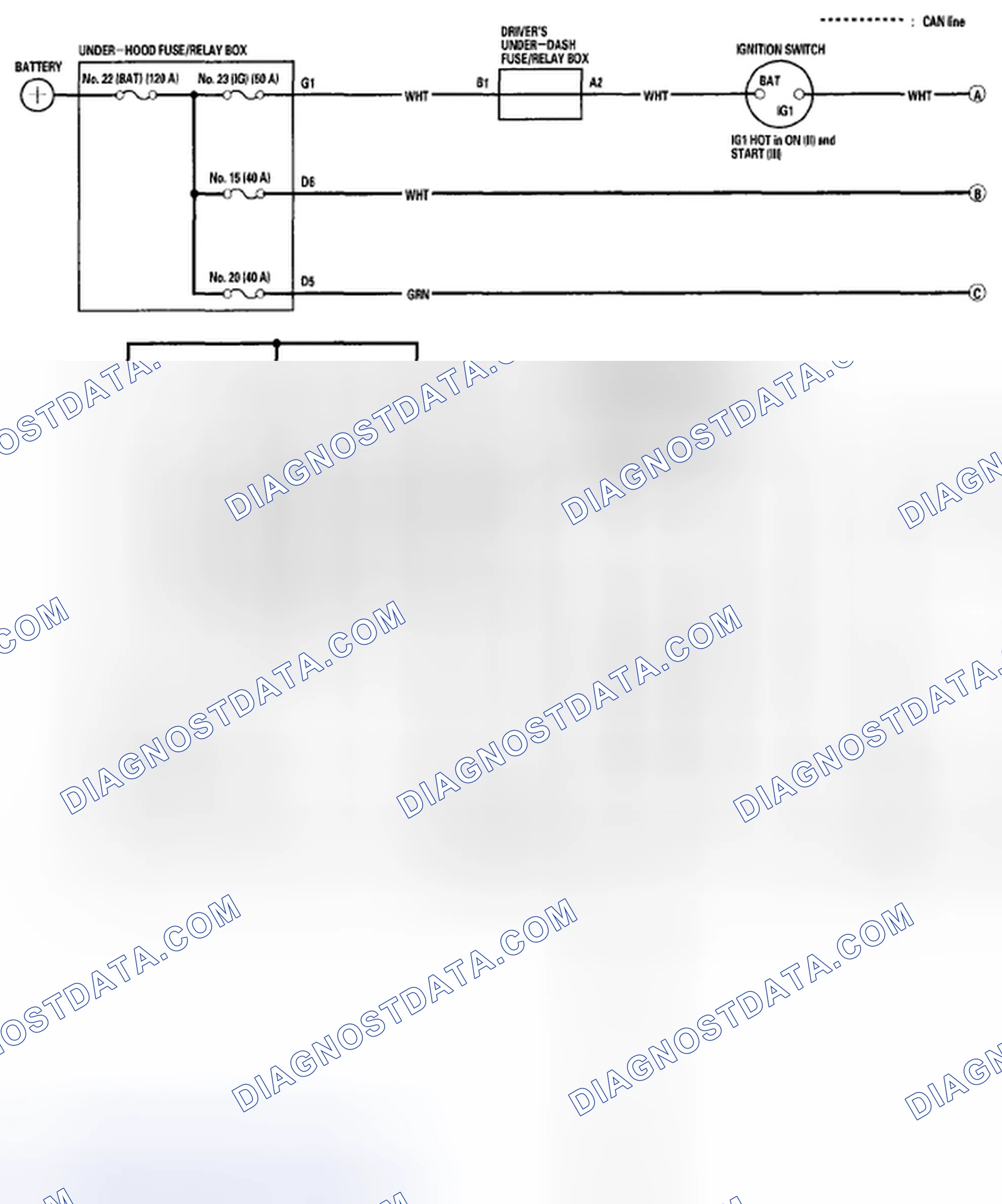 Scheme 3: Circuit Diagram - Power Seat