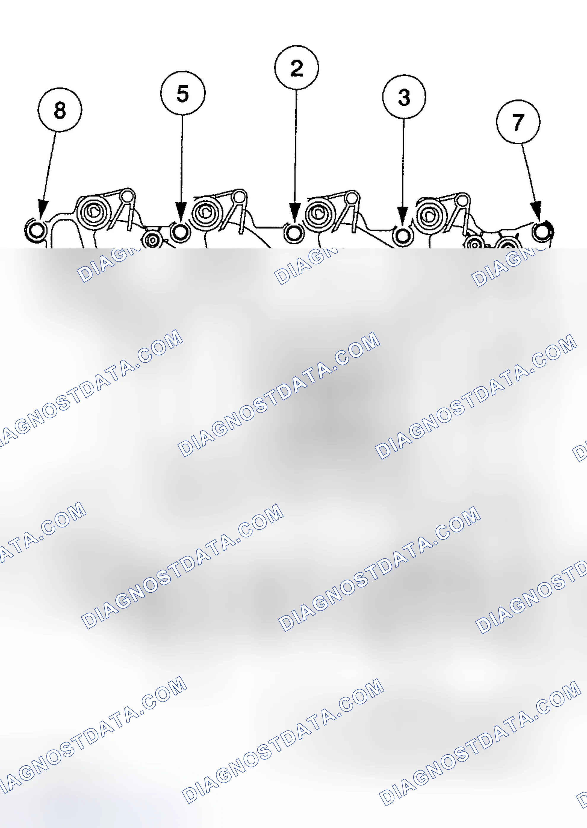 Scheme 460: Item 34: Intake Manifold Bolts Installation Note