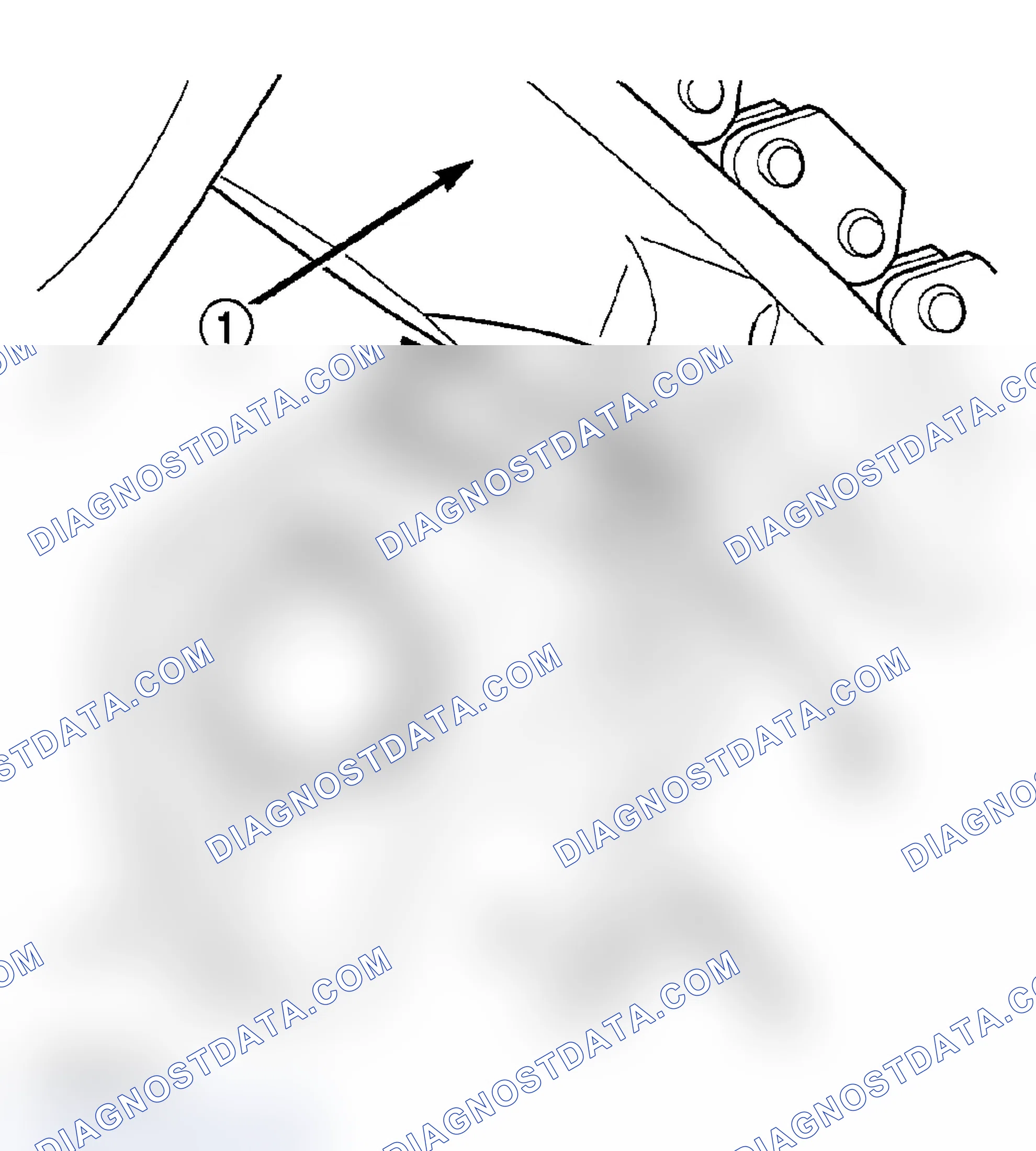 Scheme 301: STANDARD PROCEDURE - MEASURING TIMING CHAIN WEAR