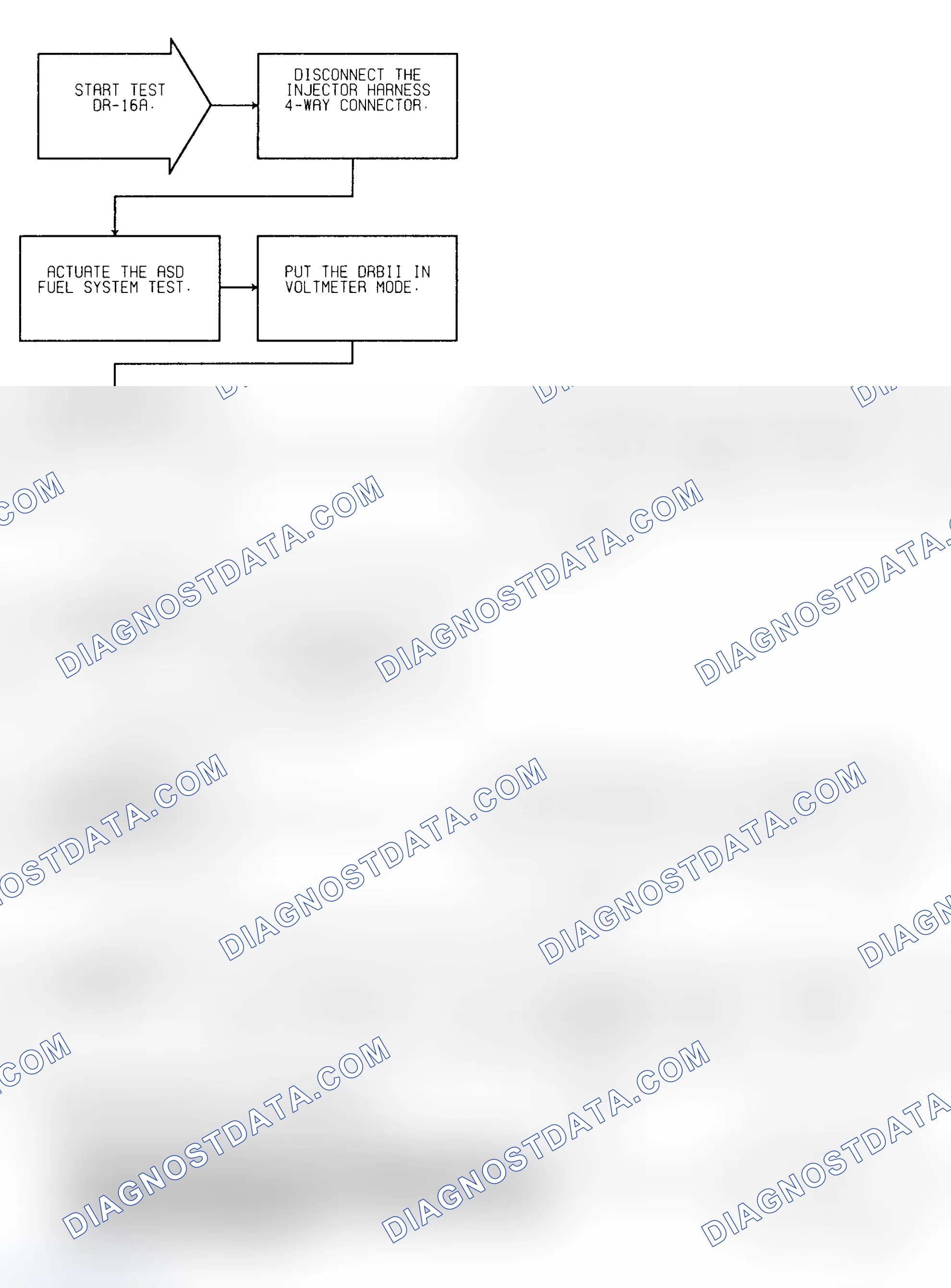 Scheme 82: Test DR-16A (1 of 2) Injector No. 1 Control Circuit
