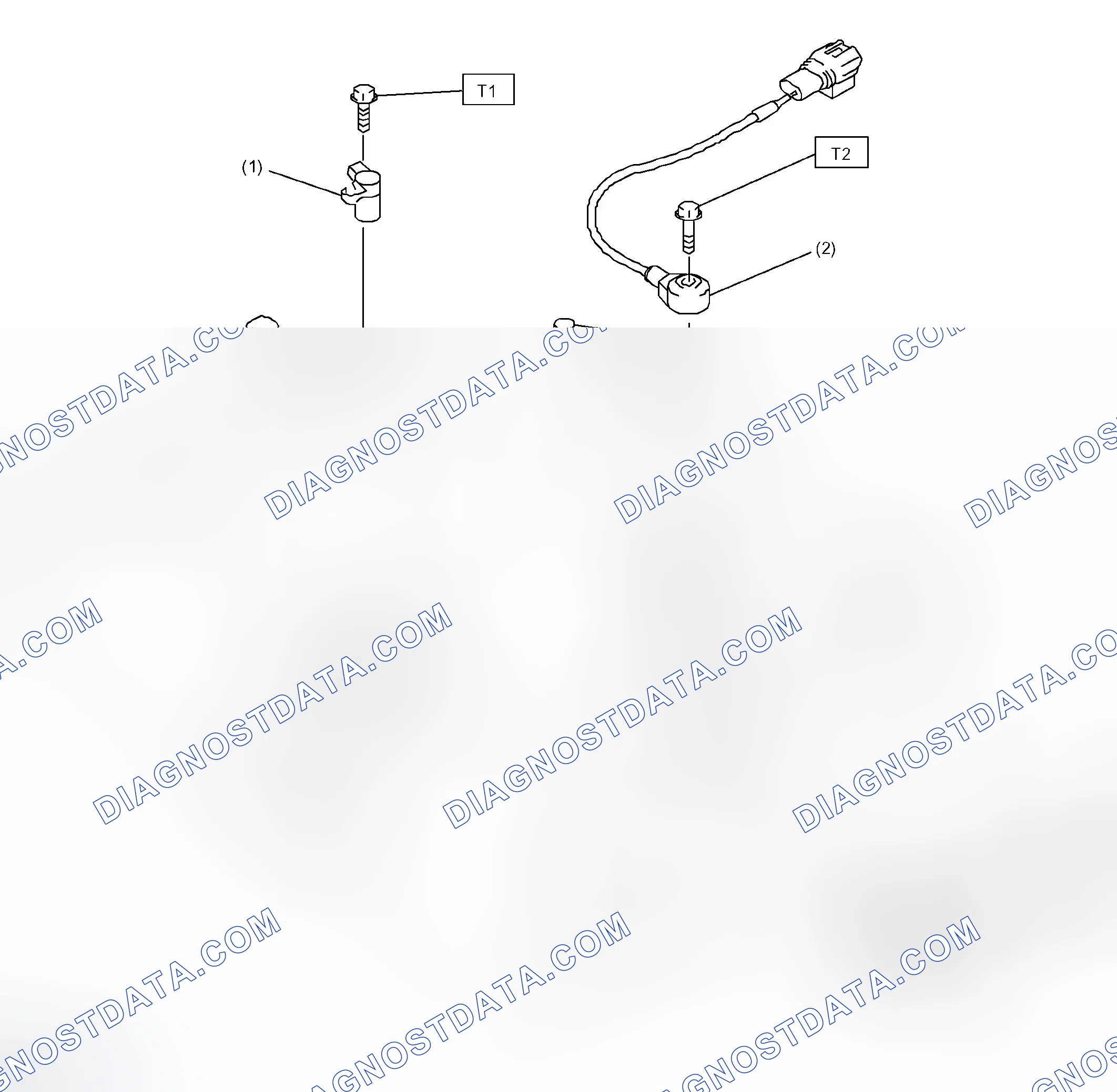 Scheme 3: Crankshaft Position, Camshaft Position And Knock Sensors