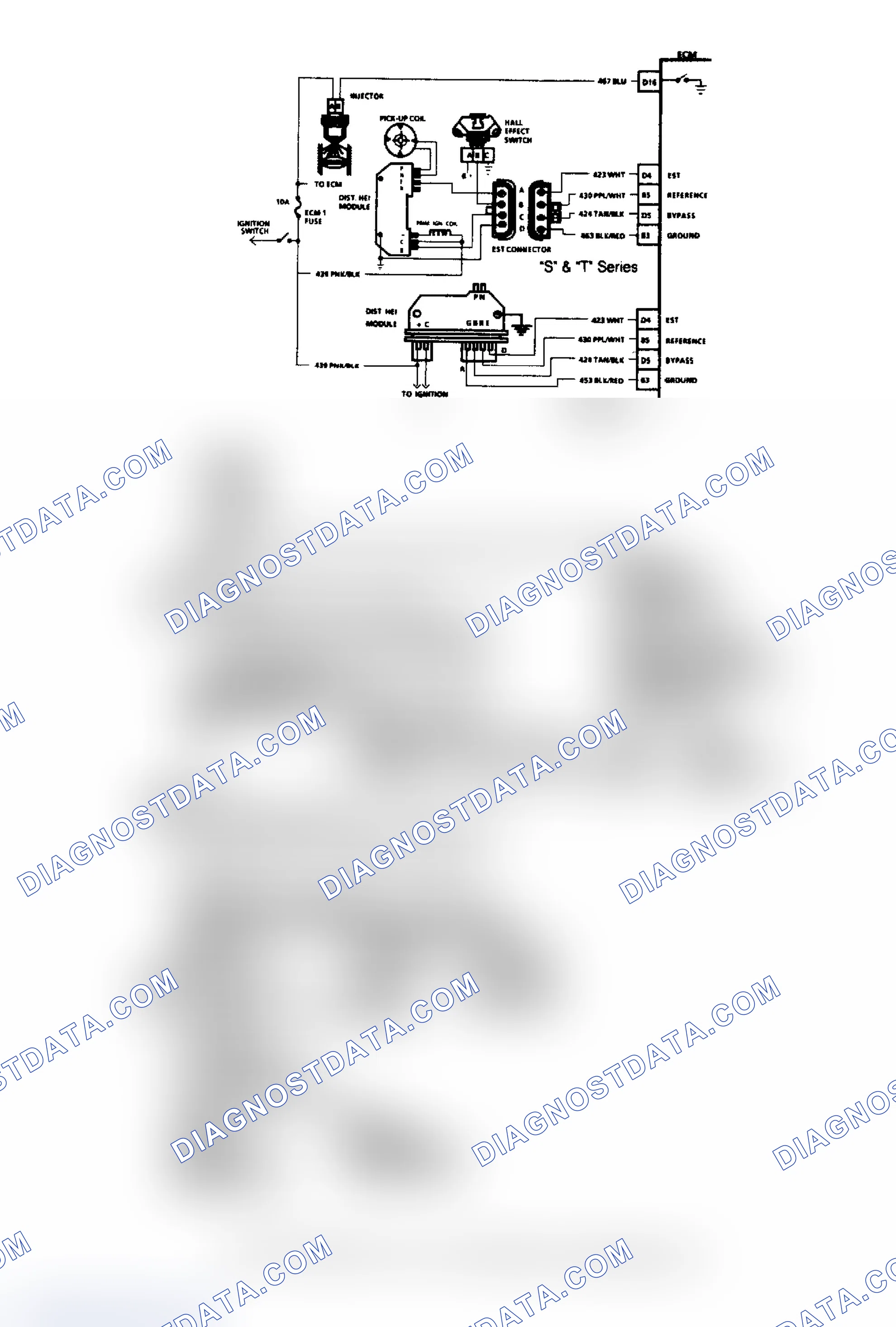 Scheme 56: Chart A4, Injector Circuit Diagnosis (2.5L)