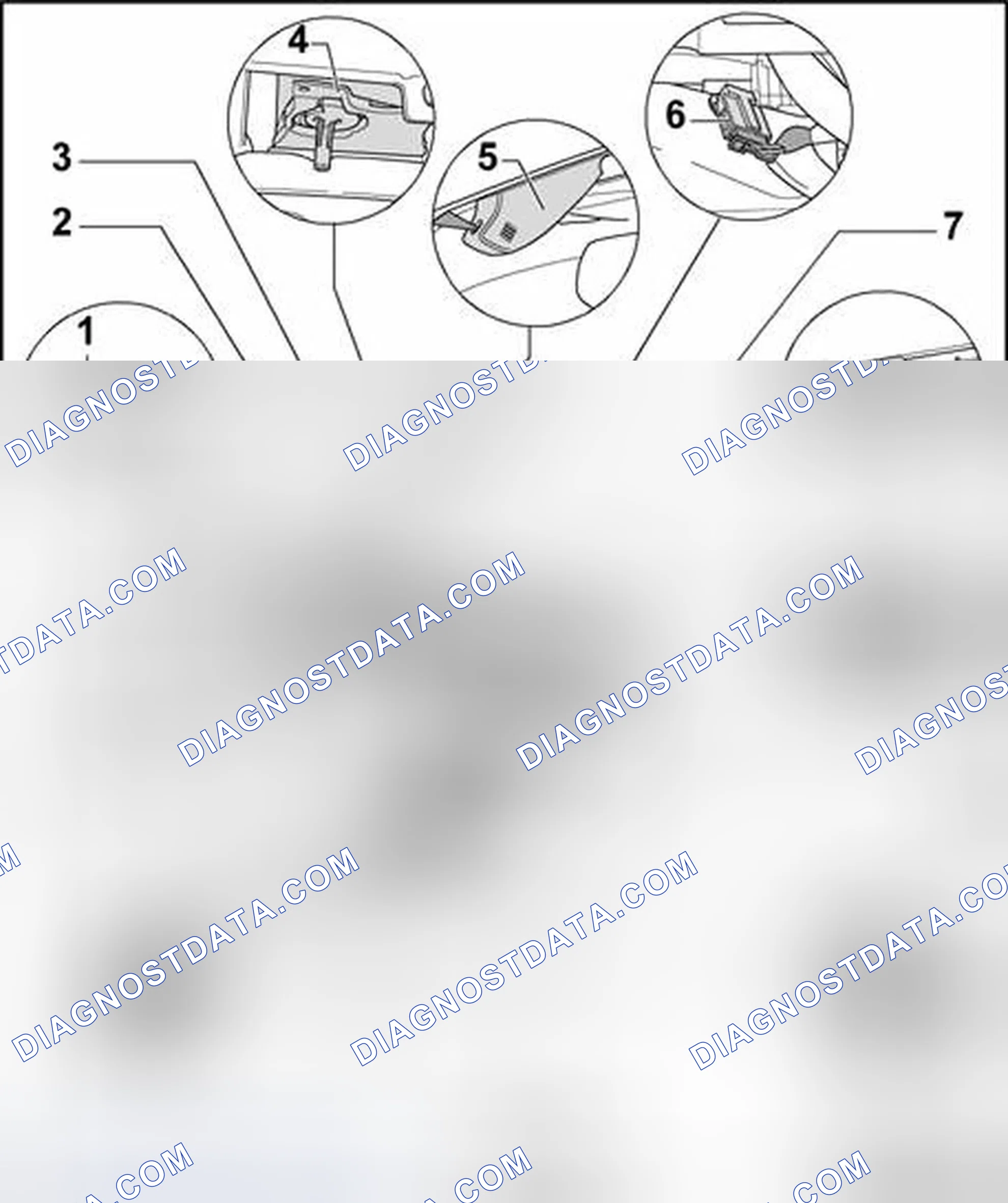 Scheme 66: Components located in passenger compartment