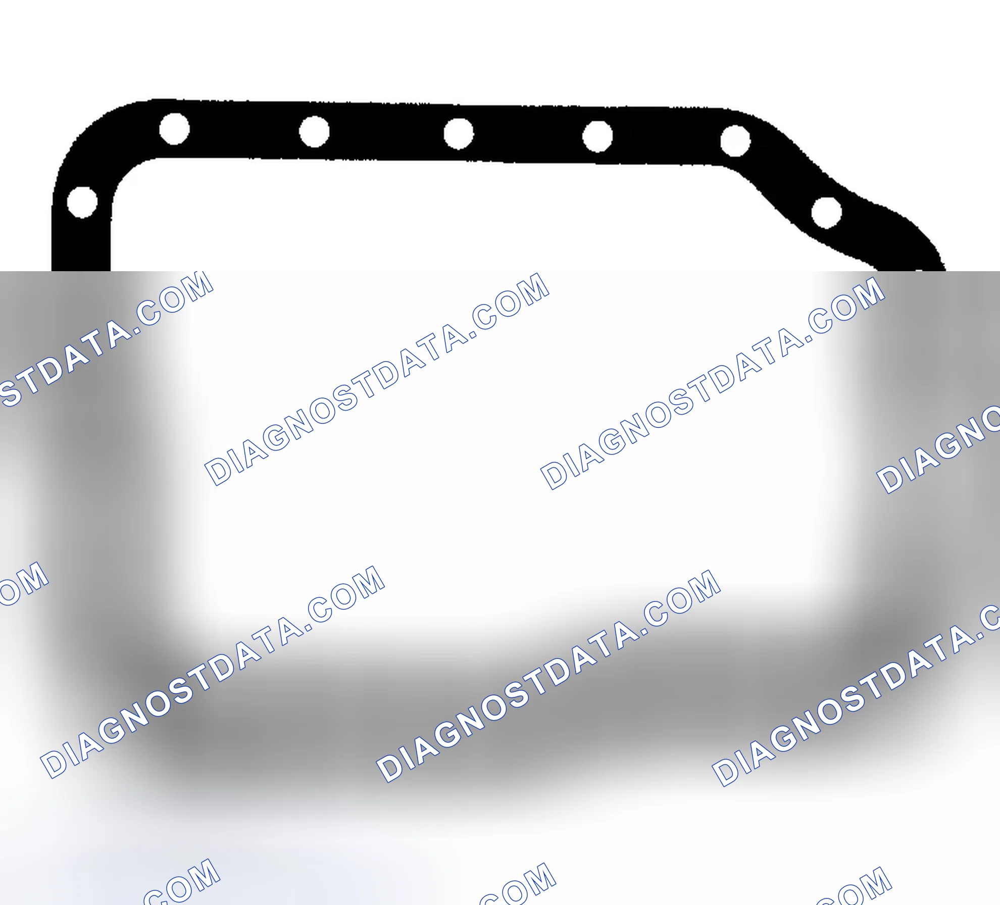 Scheme 6: Identifying Oil Pan Gasket (FN4A-EL)