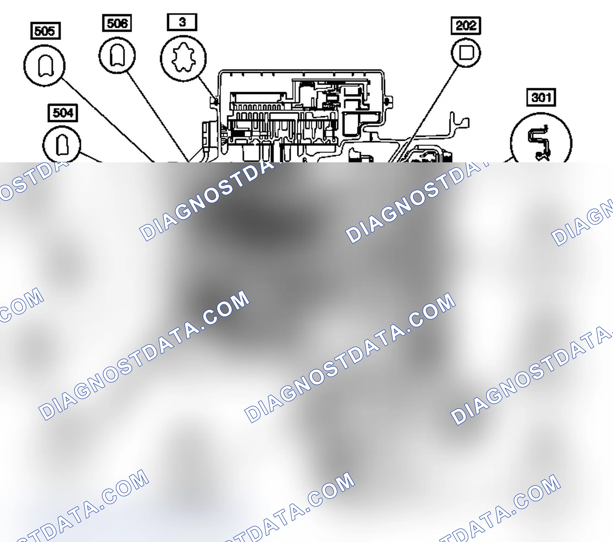 Scheme 125: A/Trans Seal Kit (Gen 1) 24251353 (1 of 2)