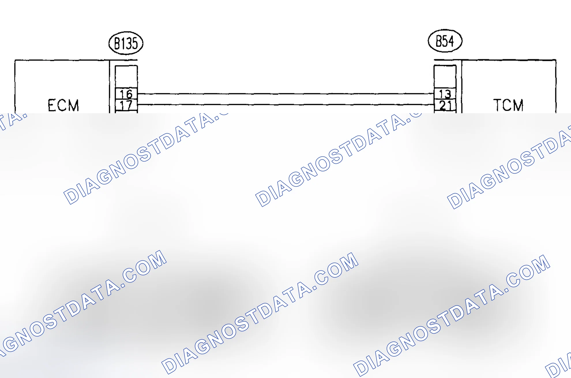 Scheme 469: Signal Circuit Between ECM & TCM Torque Control Signal