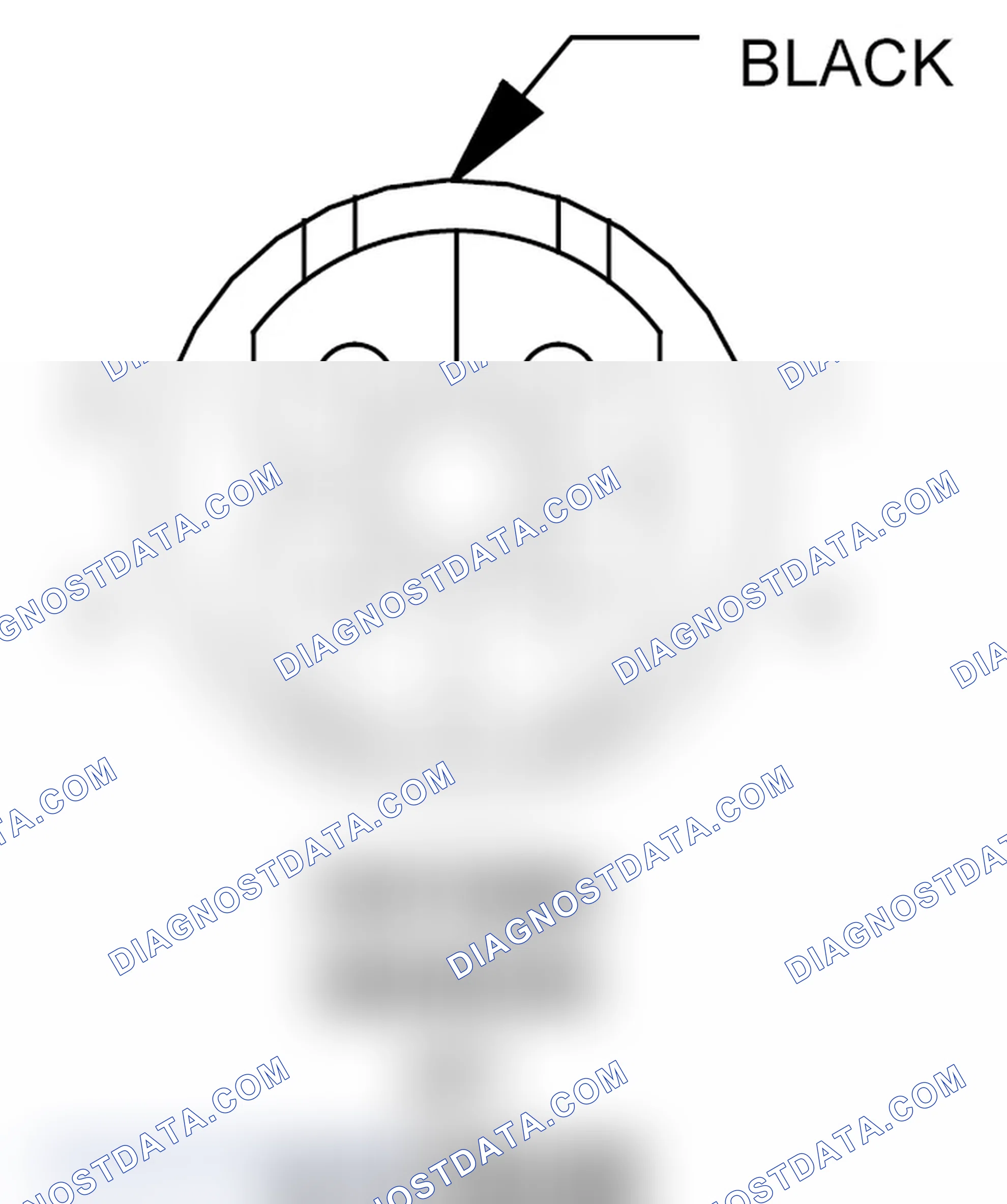Scheme 178: Upstream Oxygen Sensor 2/1 Connector End View