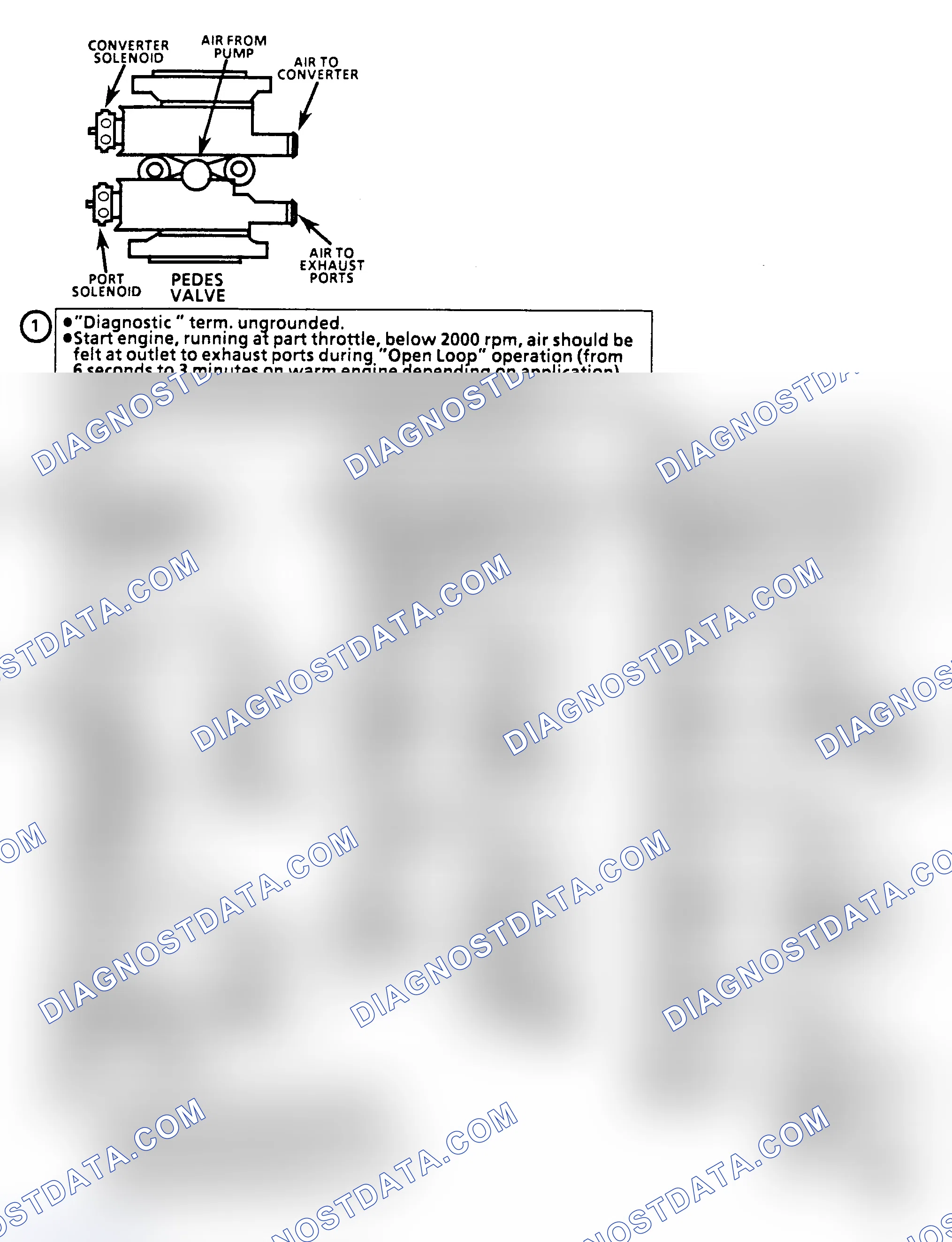 Scheme 555: Flow Chart C6B, Air Management Check (5.0L)