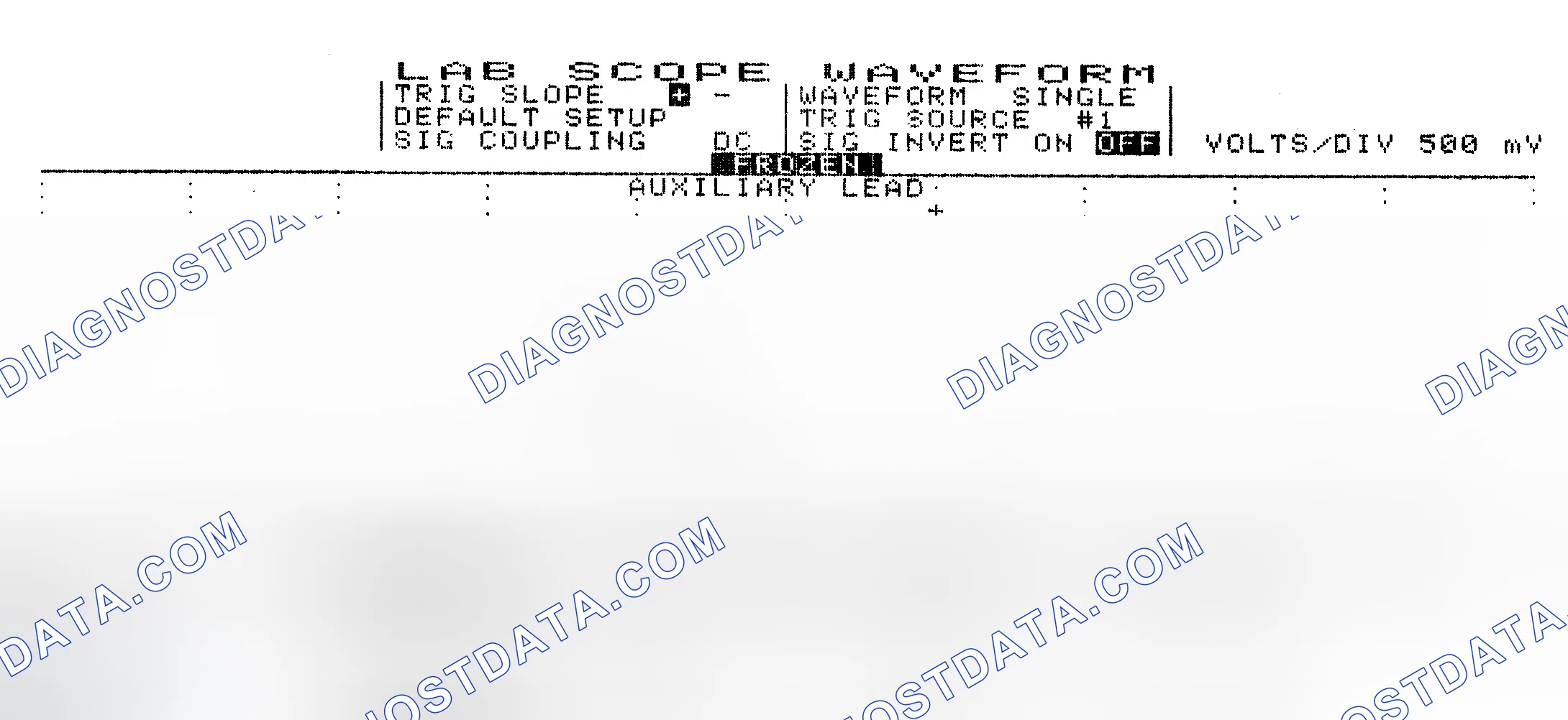 Scheme 10: Single Injector w/Excessive Current Flow - Current Pattern