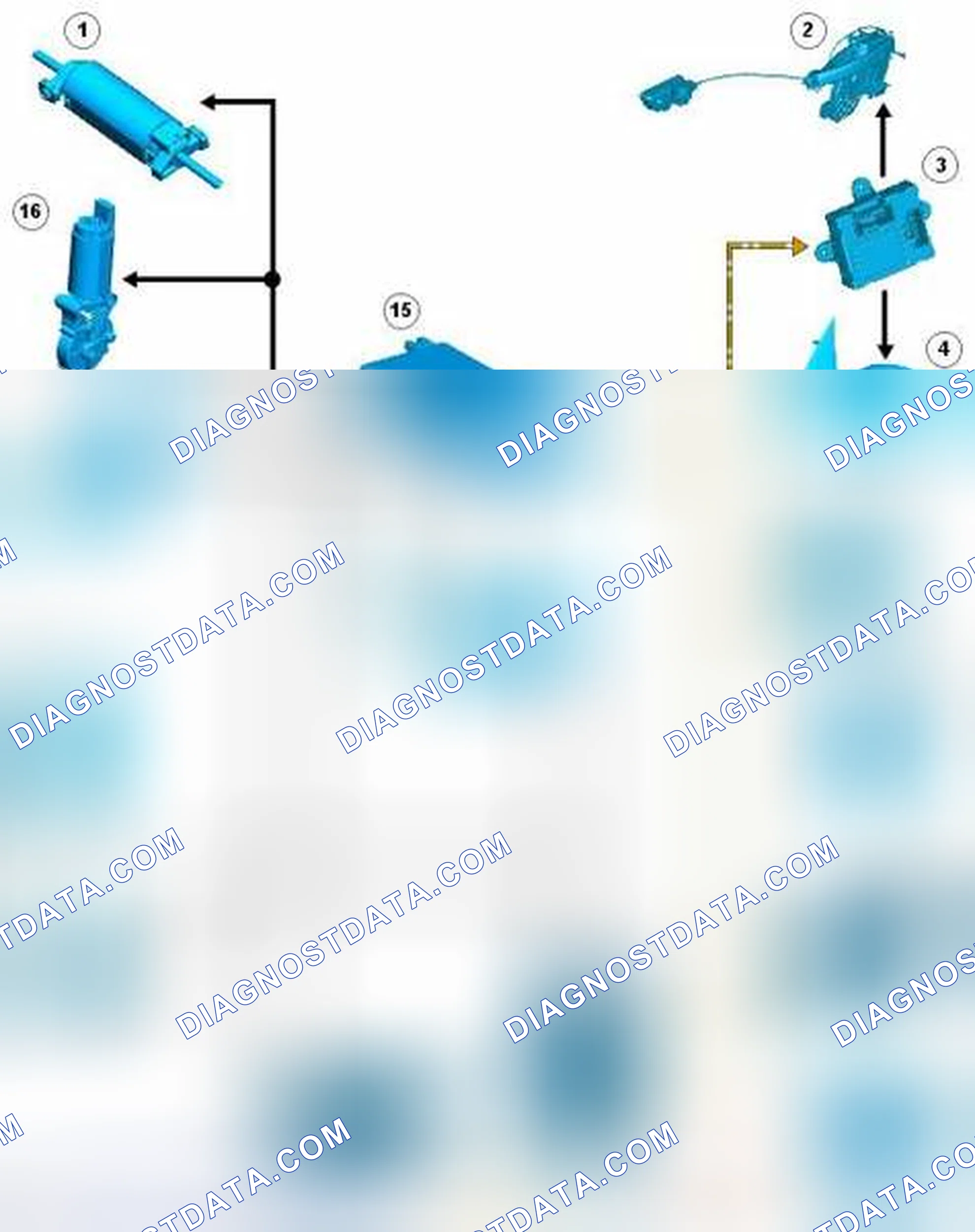 Scheme 73: CONTROL DIAGRAM - DRIVER'S POWER OPERATED MEMORY SEAT (SHEET 2 OF 3)