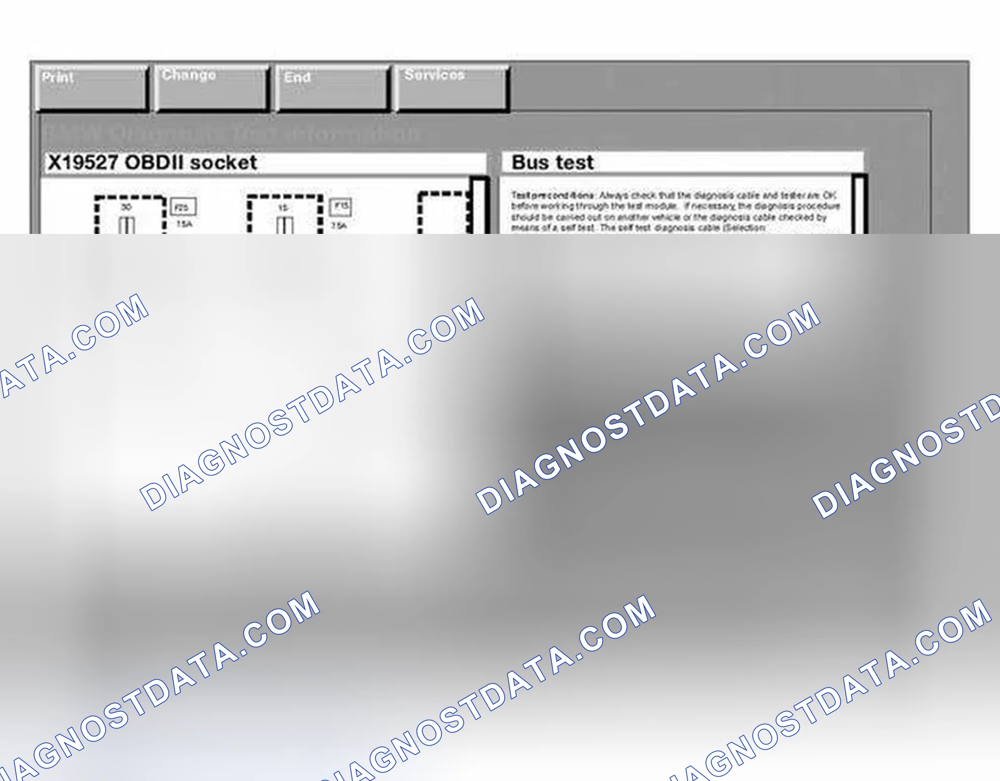 Scheme 52: Identifying Bus Test Display