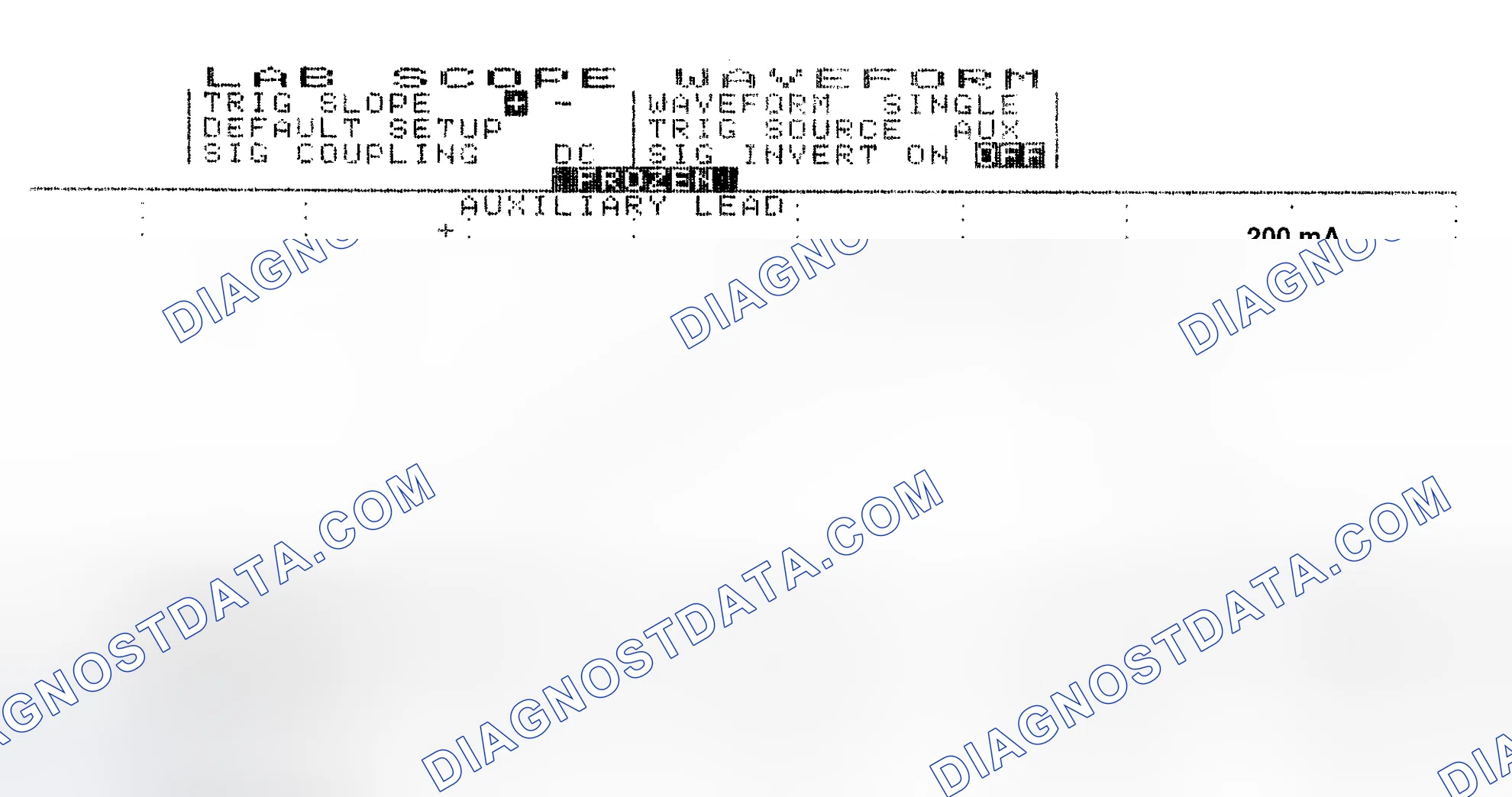 Scheme 13: Single Injector w/Normal Current Flow - Current Pattern