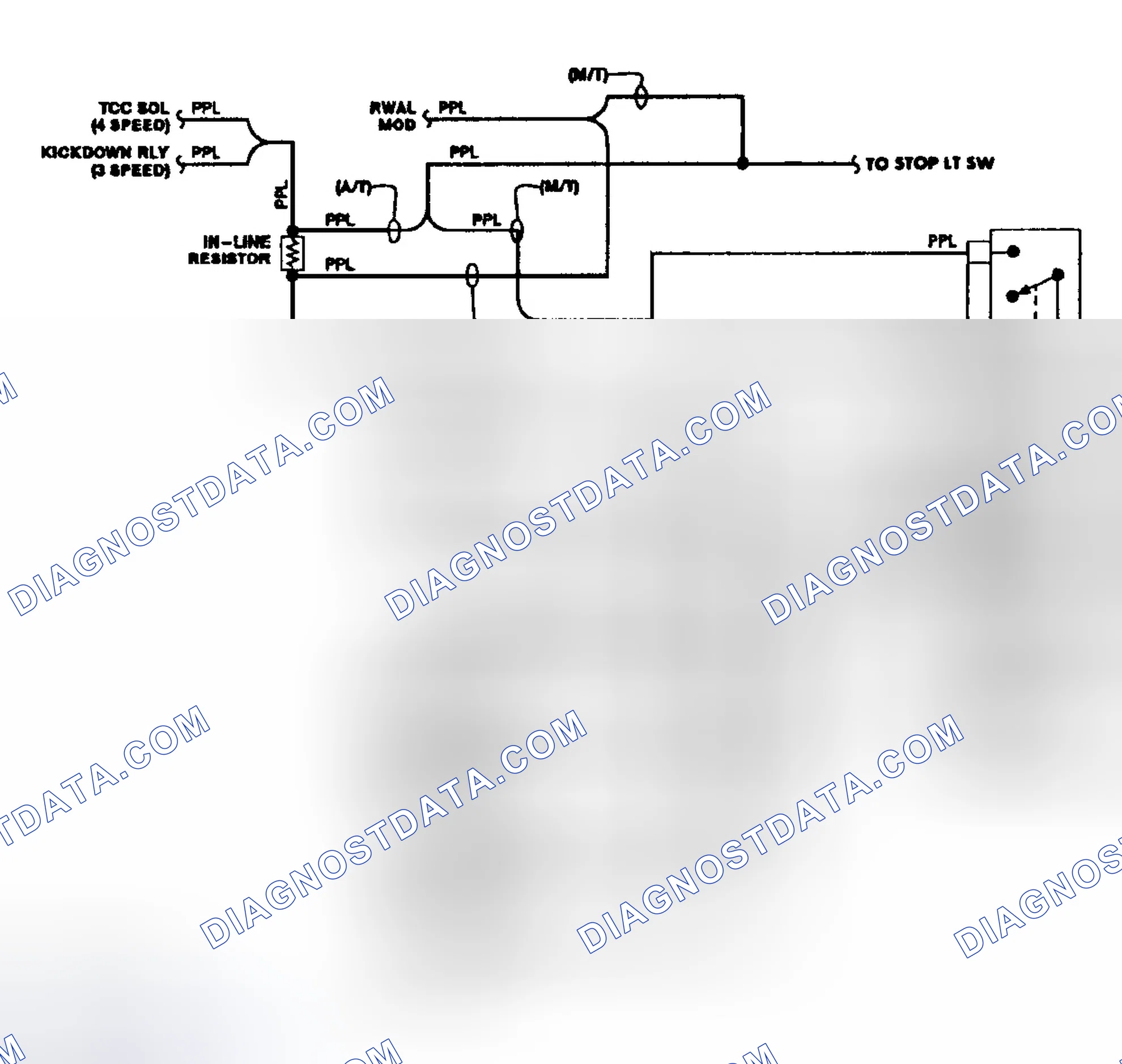 Scheme 3: Transfer Case Circuit (1989)