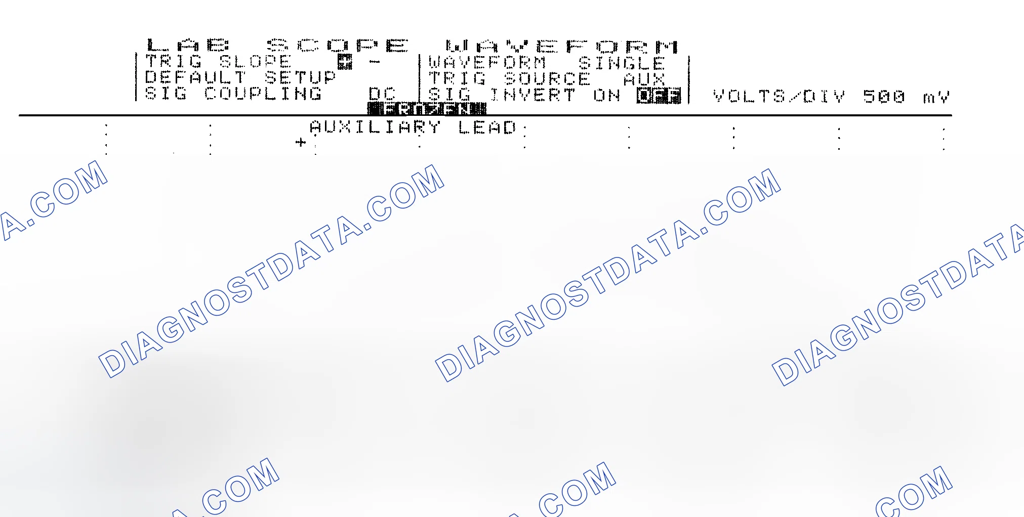 Scheme 14: Single Injector w/Excessive Current Flow - Current Pattern