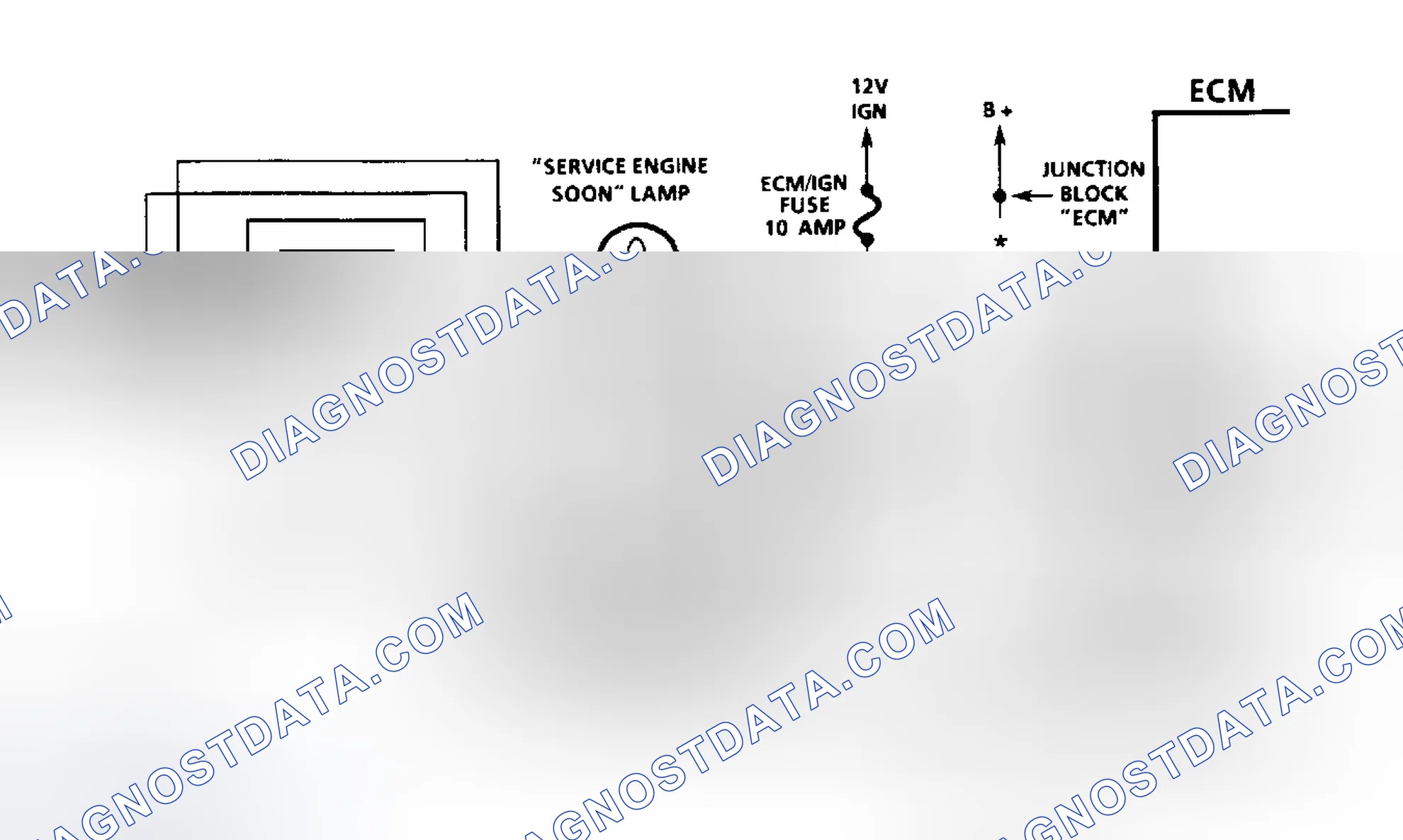 Scheme 5: Diesel Fuel Injection Diagnostic Circuit Schematic (Except Commercial Van & Van)