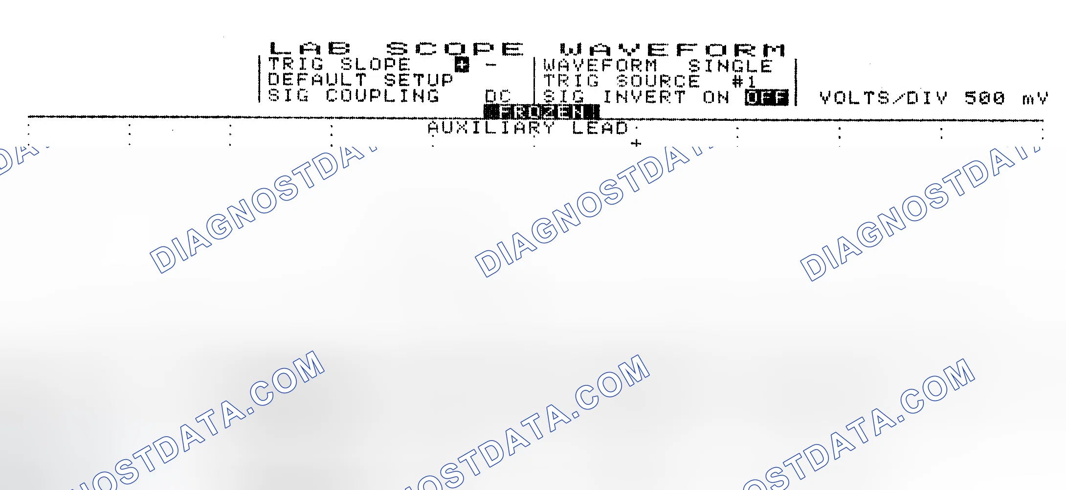Scheme 10: Single Injector w/Excessive Current Flow - Current Pattern