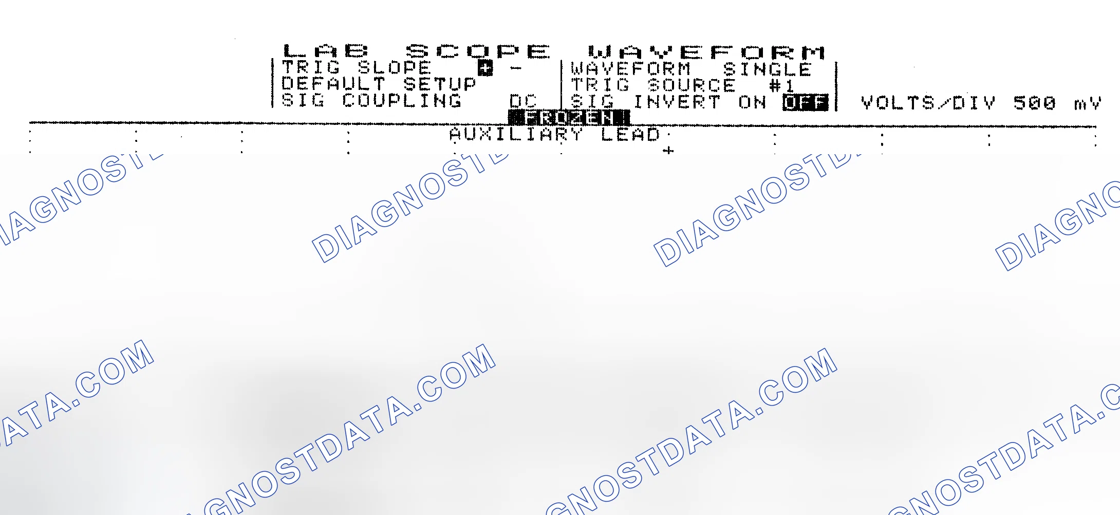 Scheme 10: Single Injector w/Excessive Current Flow - Current Pattern