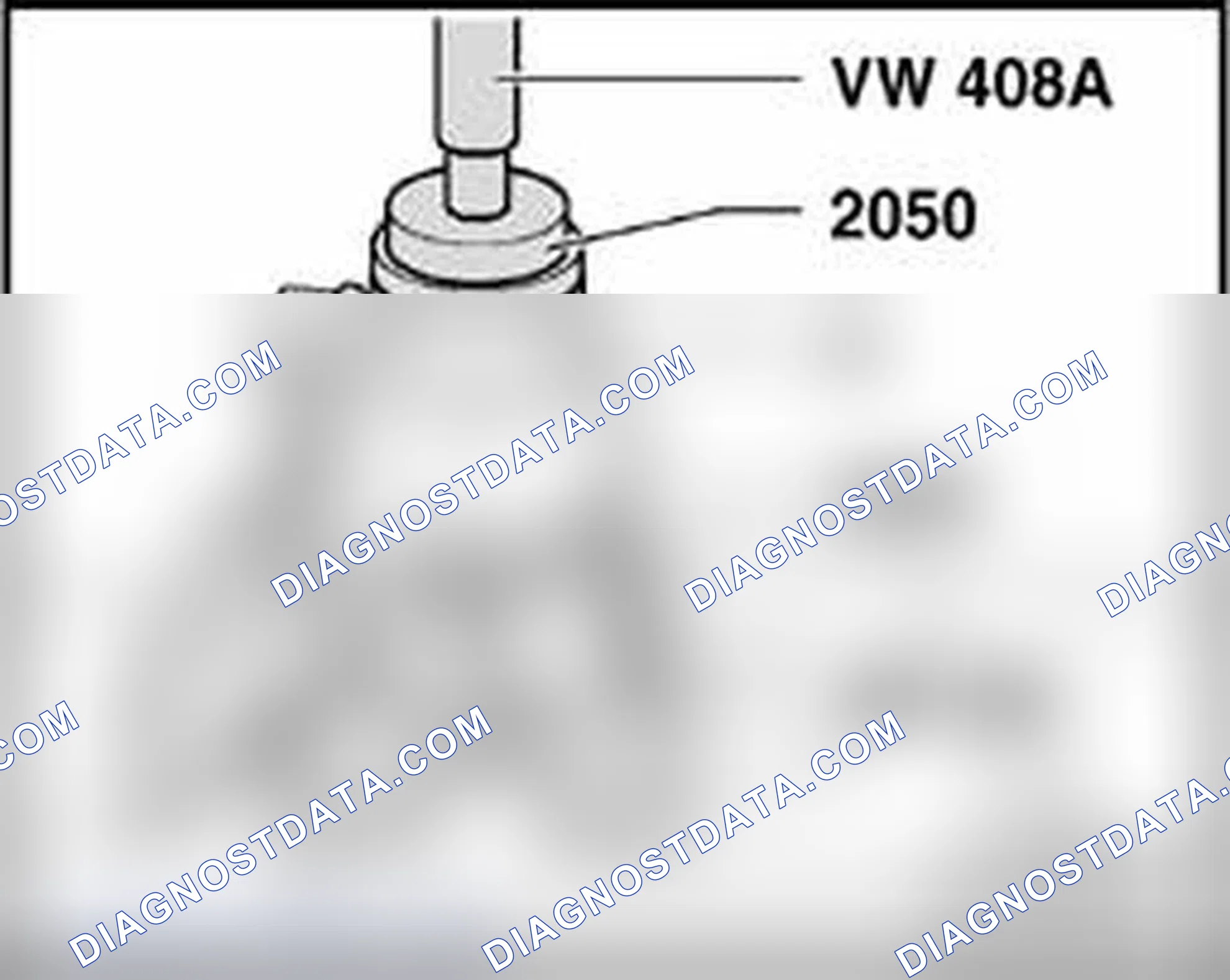 Scheme 263: Pressing wheel bearing into wheel bearing housing