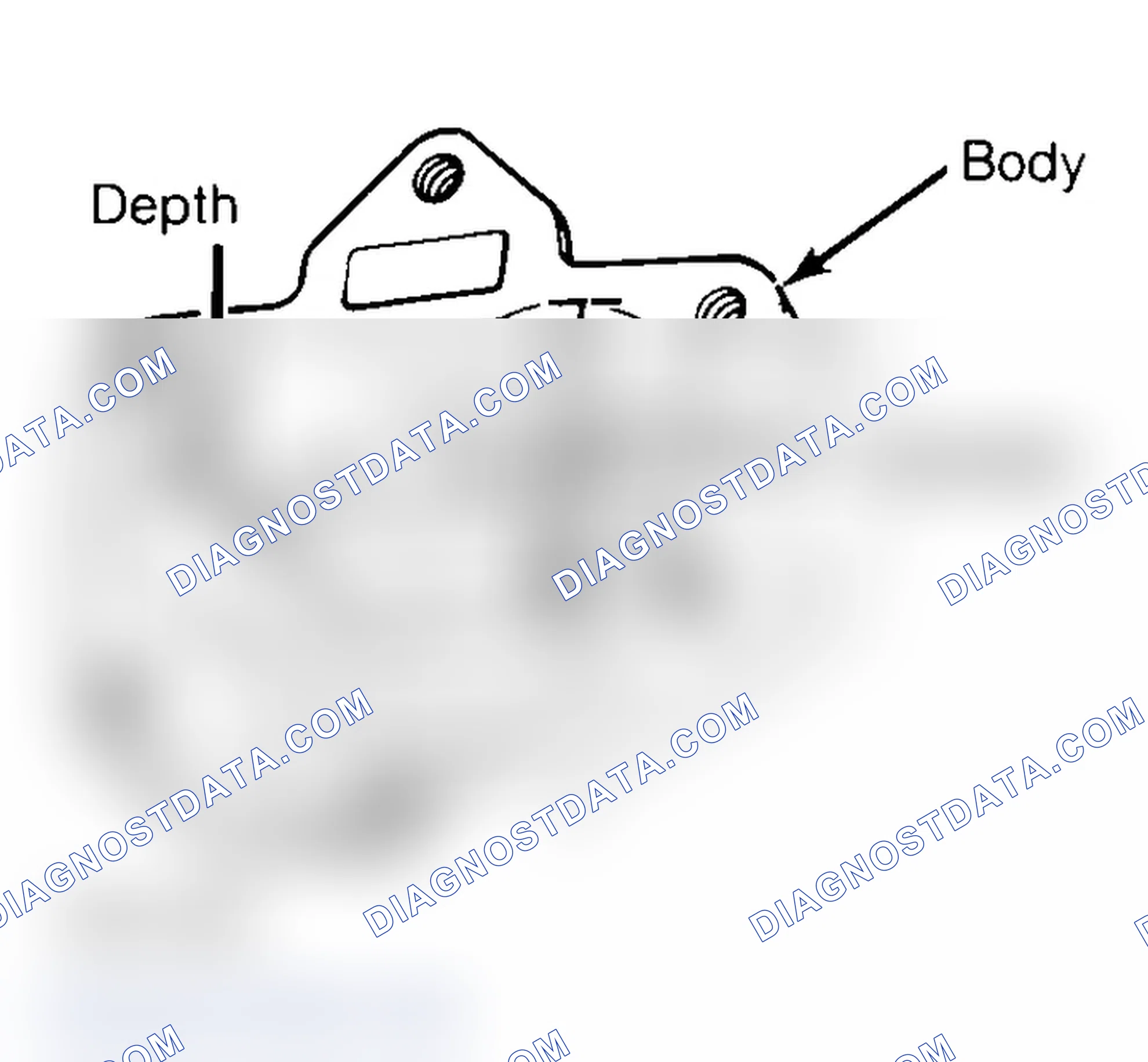Scheme 35: Measuring Oil Pump Gear Cavity