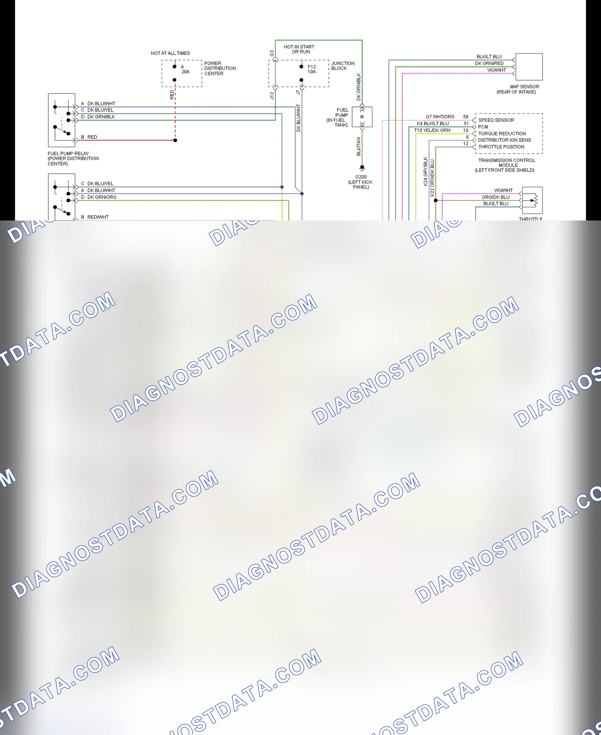 Scheme 64: PCM Wiring Diag. (3.3L - (1 Of 2)