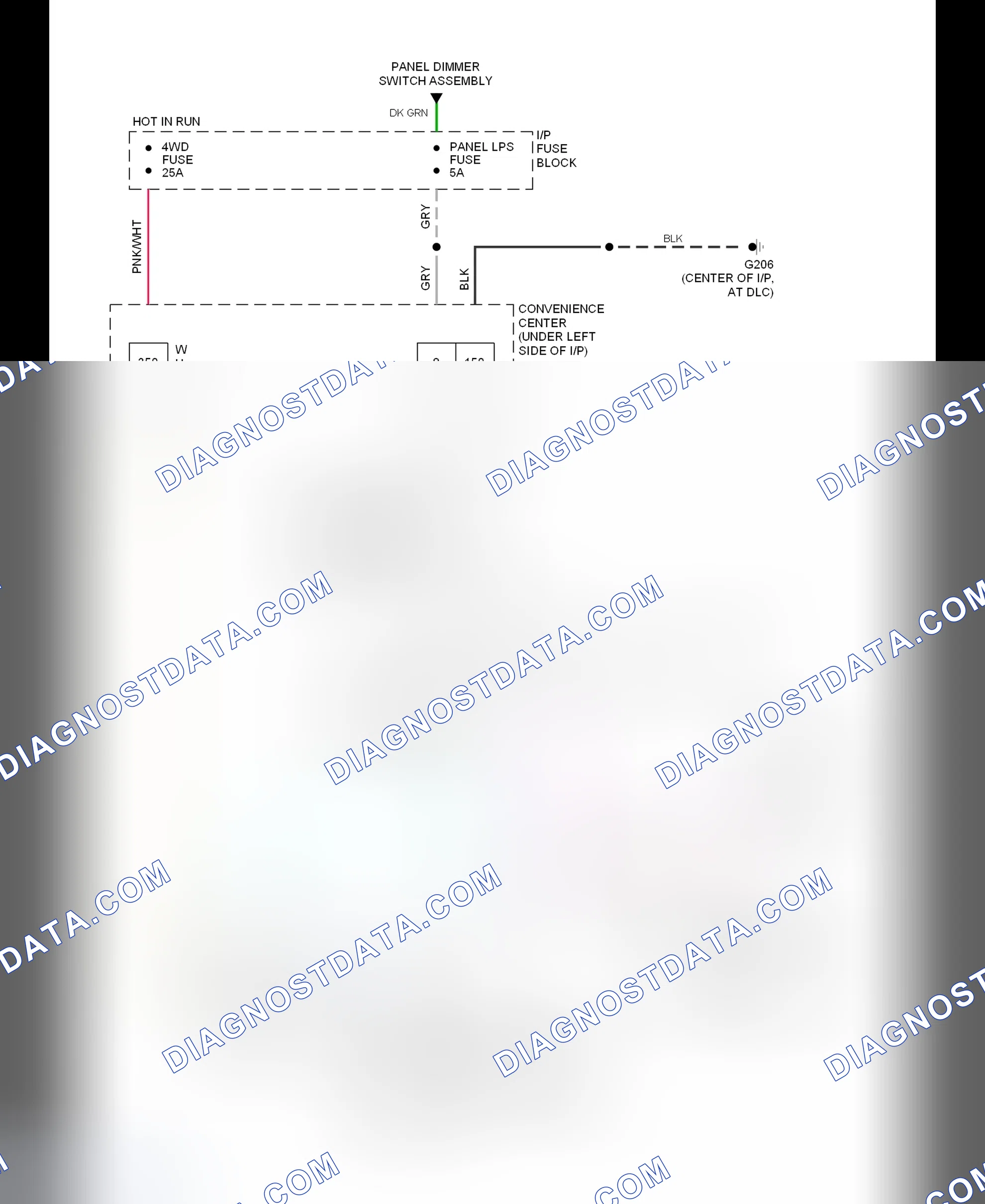 Scheme 8: Transfer Case Circuit (1993 H/D 4-Speed A/T)