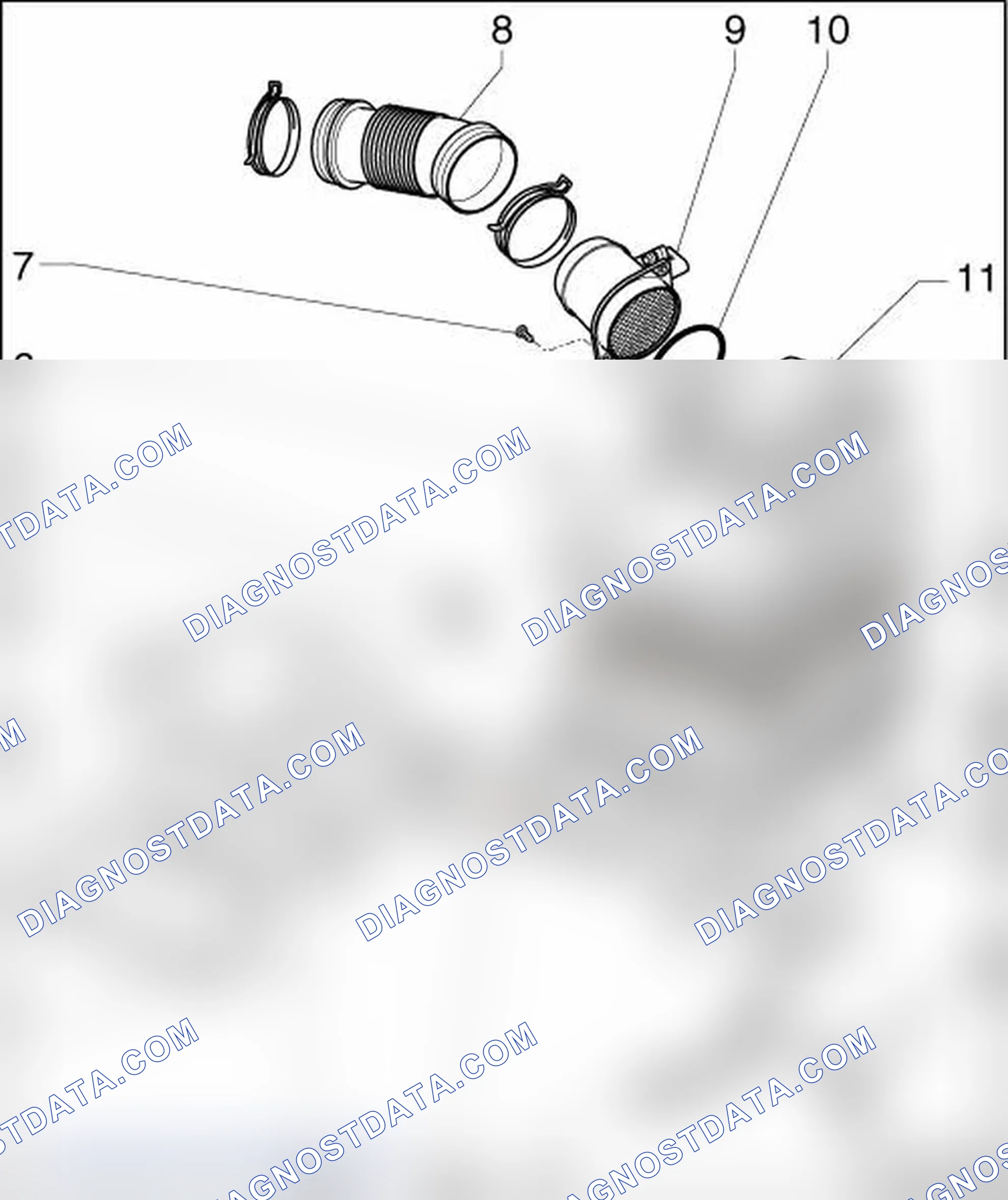 Scheme 195: AIR FILTER ASSEMBLY OVERVIEW
