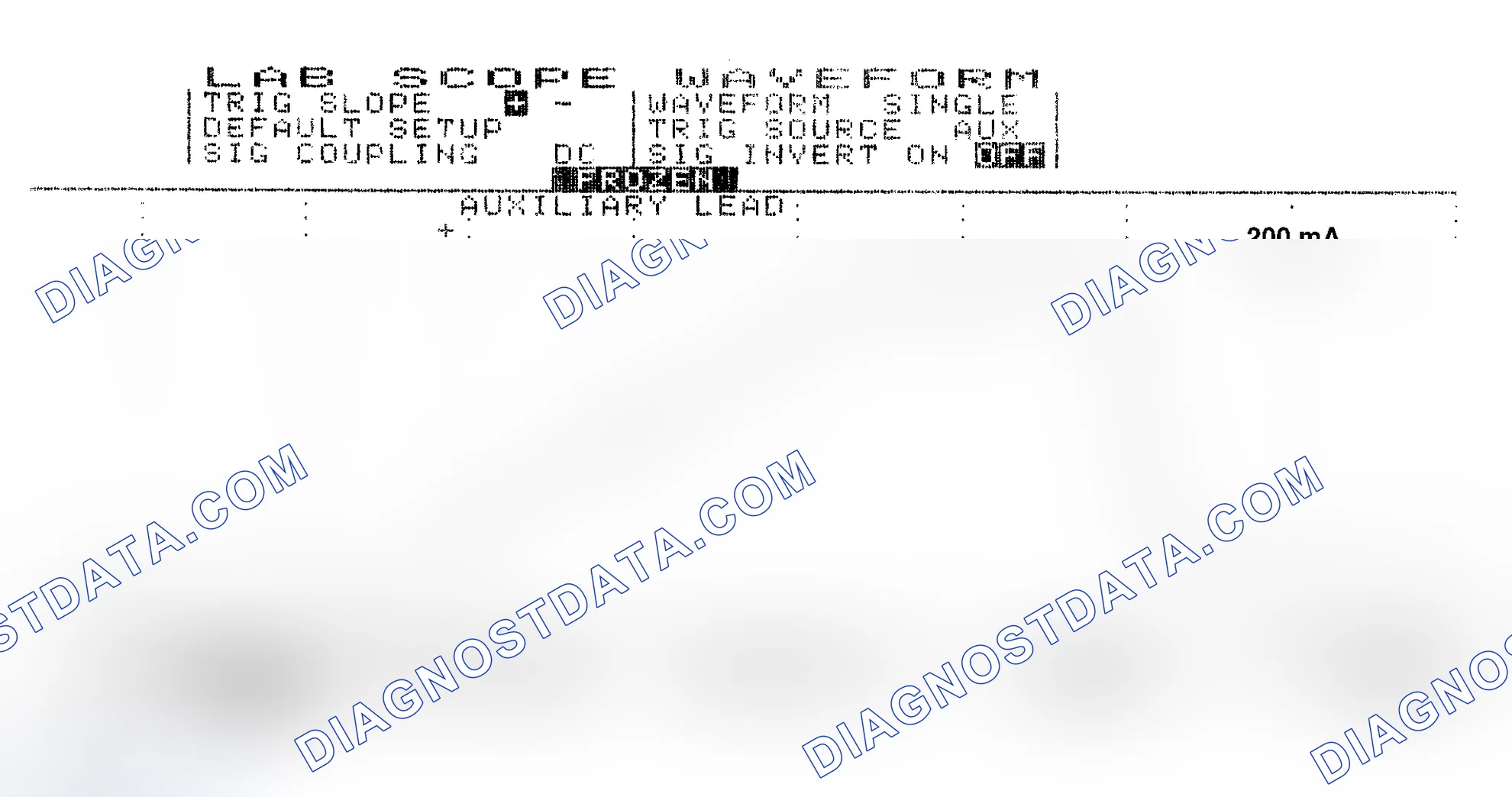 Scheme 13: Single Injector w/Normal Current Flow - Current Pattern