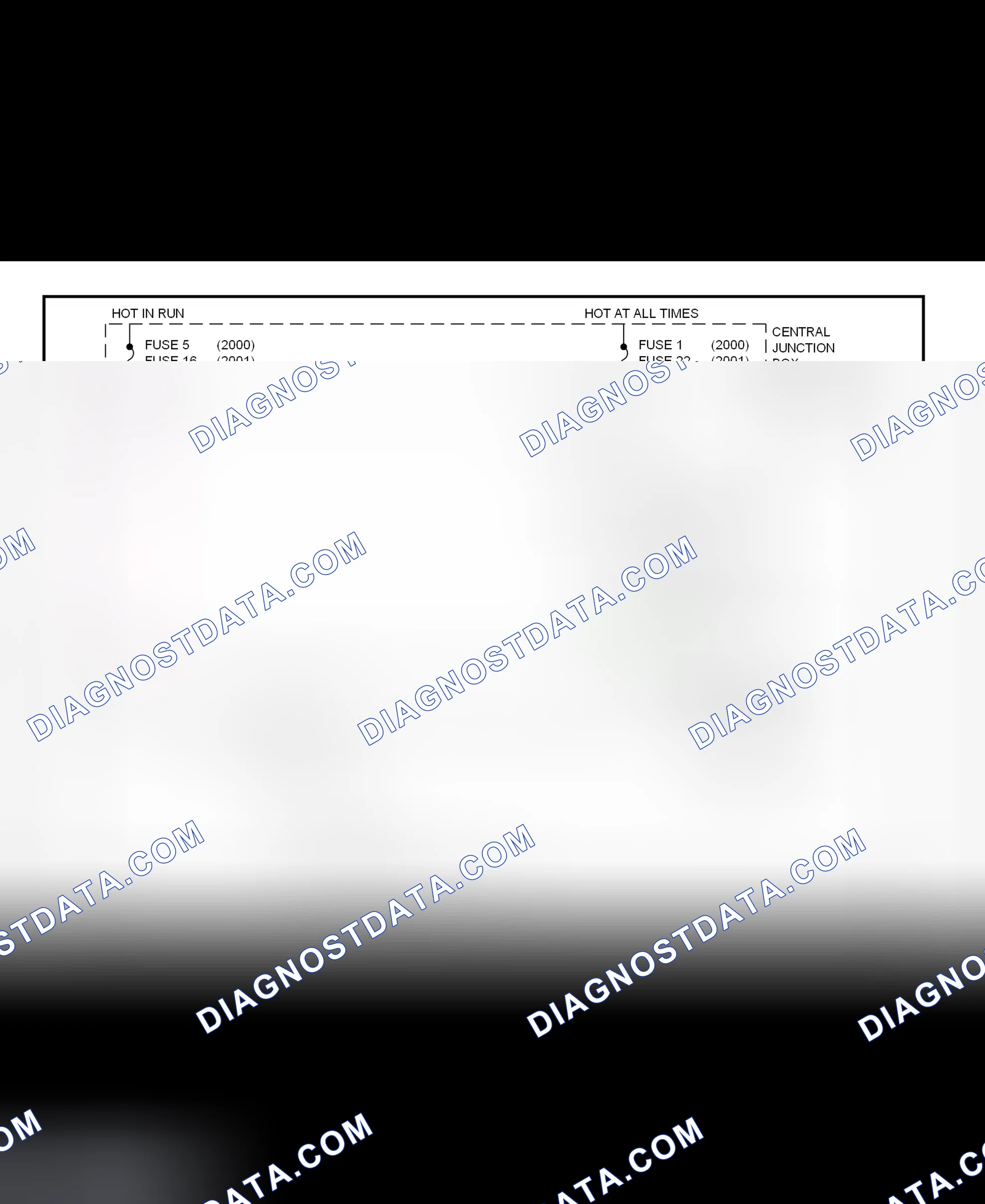 Fig. 15: Shift Interlock System Wiring Diagram (Crown Victoria & Grand Marquis)
