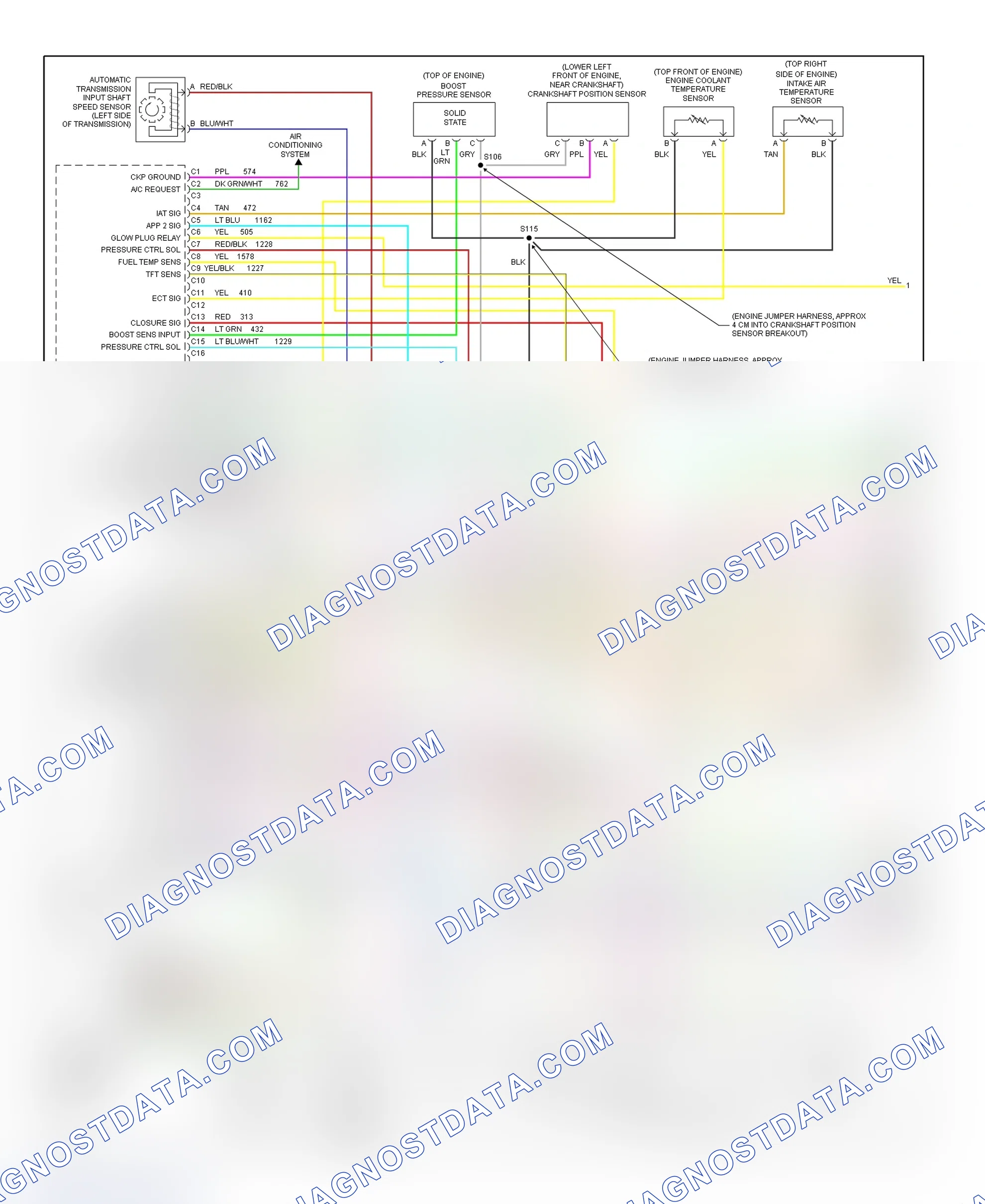 Scheme 56: PCM Wiring Diagram (Express & Savana - 6.5L - 1 Of 4)