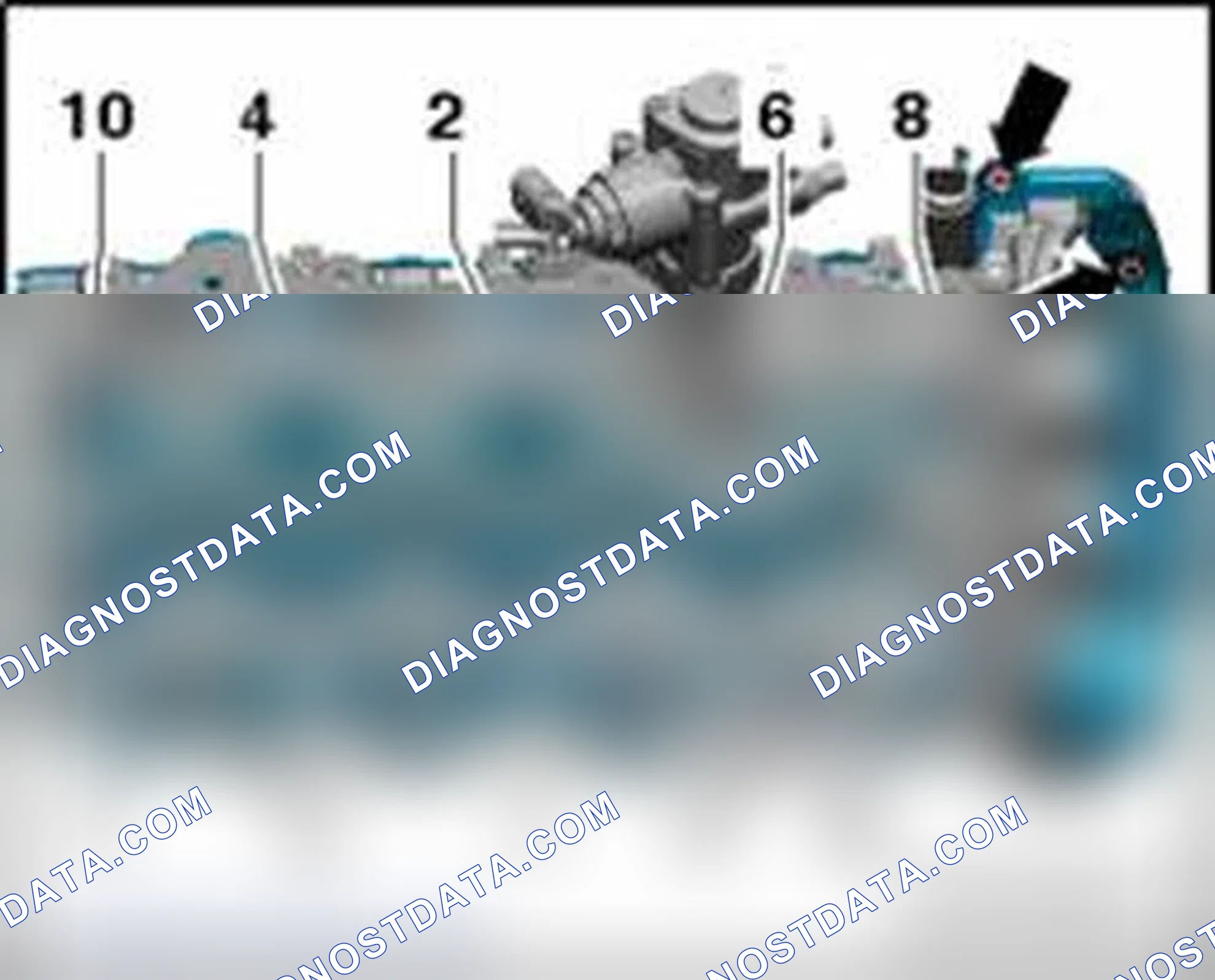 Scheme 503: Cylinder head tightening sequence