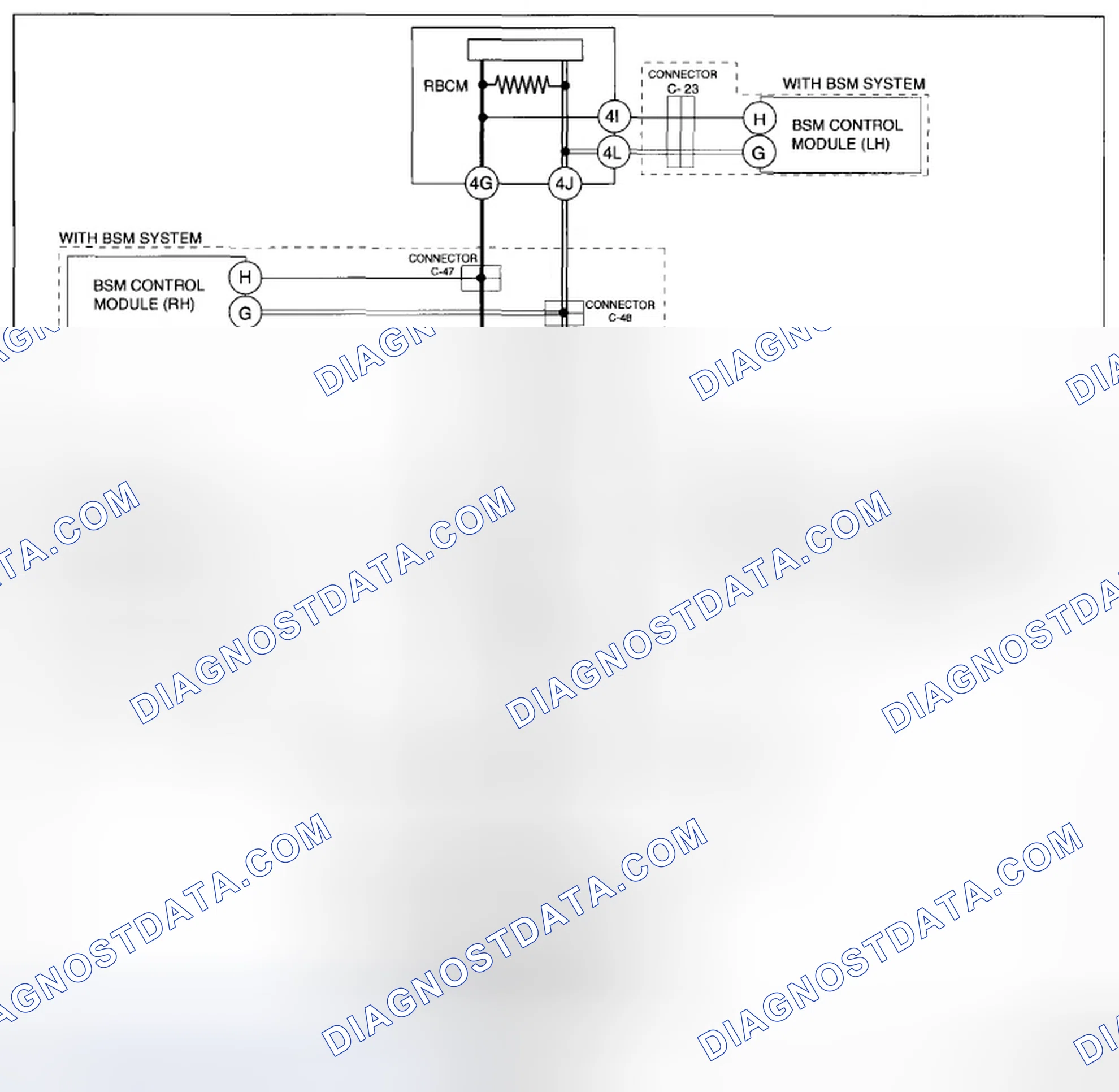 Scheme 6: On-Board Diagnostic System - Wiring Diagram (Short Between Circuit Location MS-CAN)