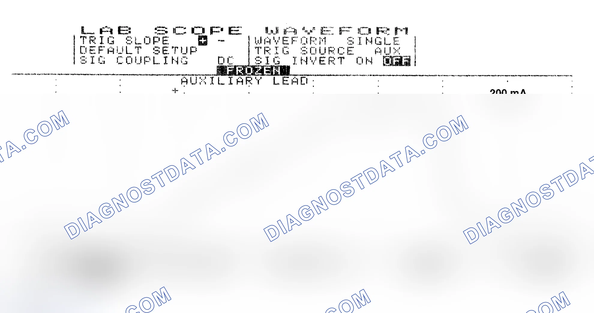 Scheme 13: Single Injector w/Normal Current Flow - Current Pattern